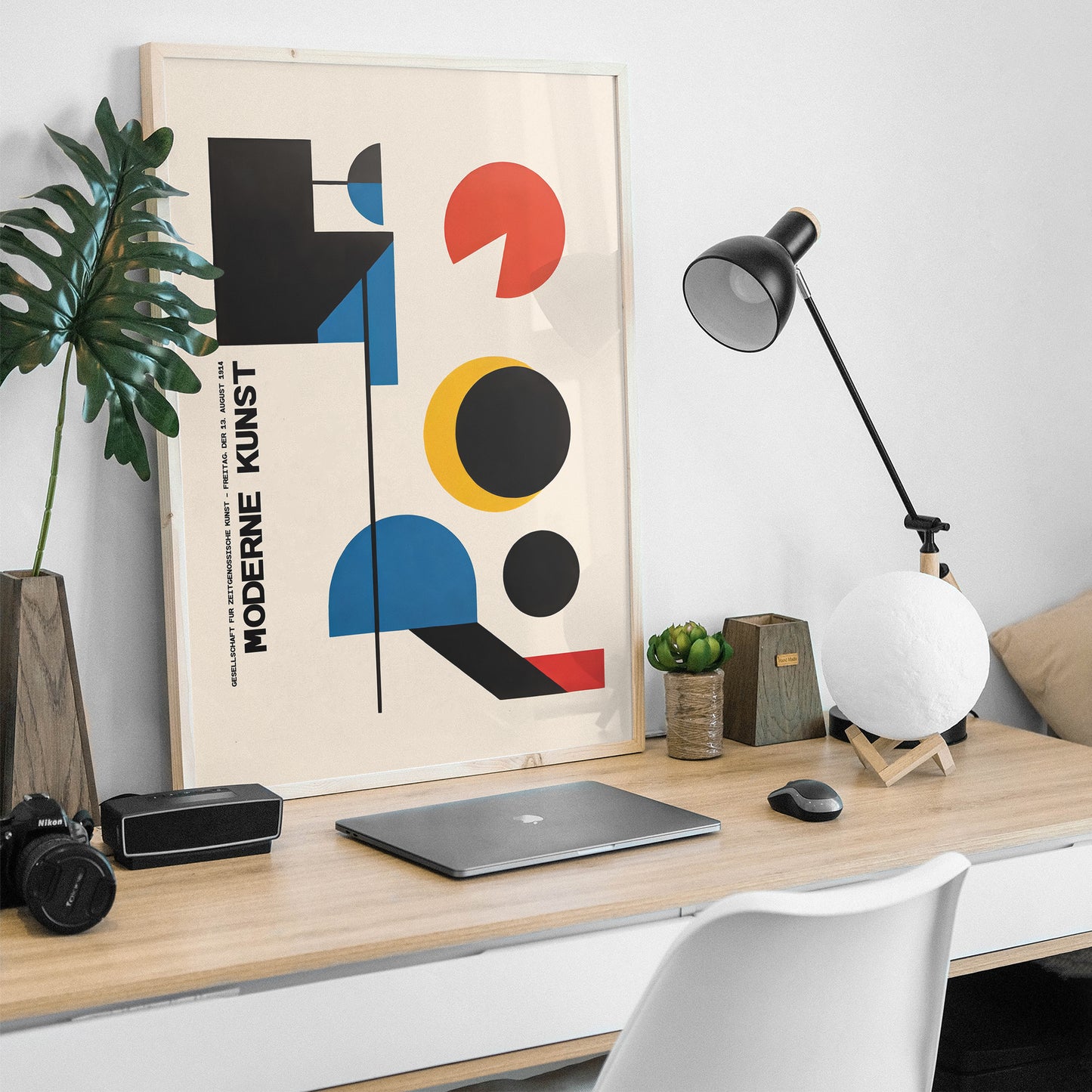 Moderne Kunst Exhibition Bauhaus Poster