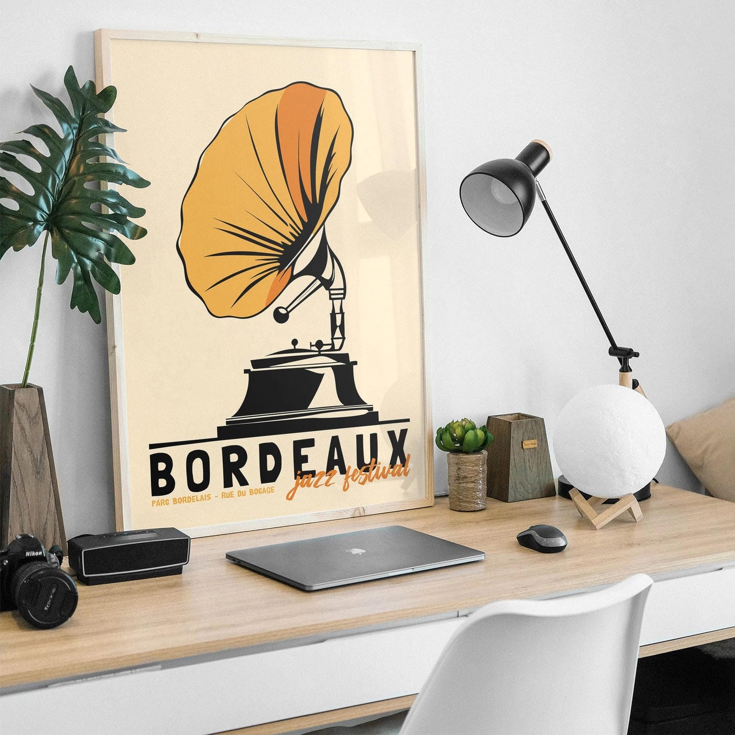 Bordeaux Jazz Festival Retro Poster