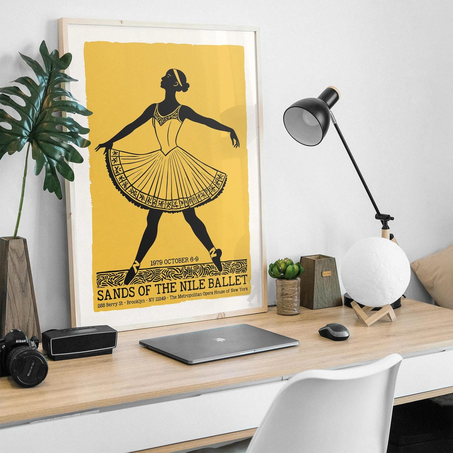 Sands of the Nile Baller Retro Poster
