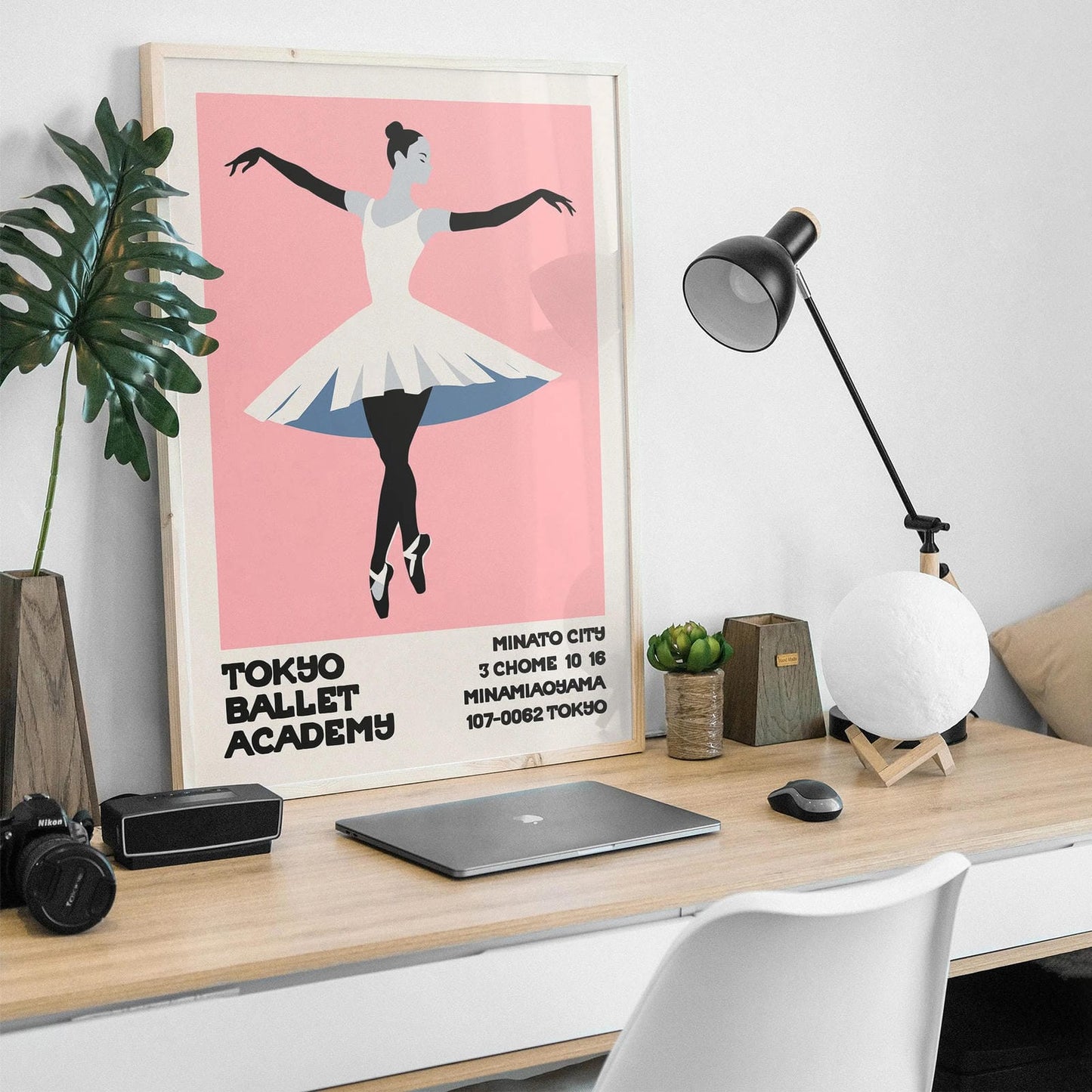 Tokyo Ballet Academy Retro Print