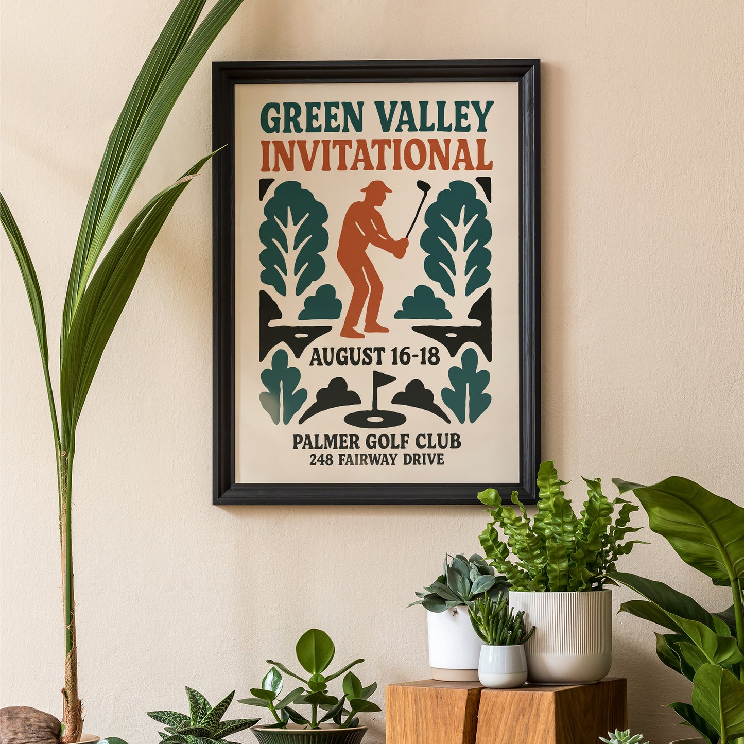 Green Valley Invitational Golf Poster