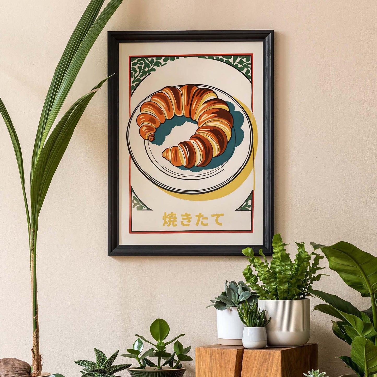 Japanese Croissant Art Print