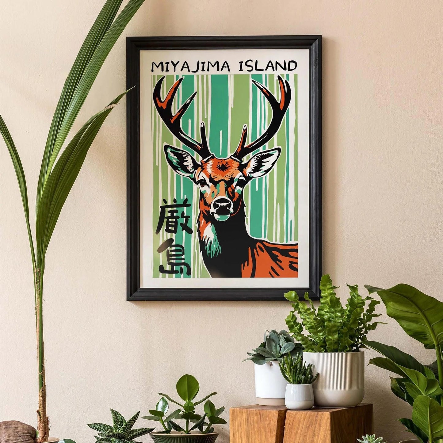 Miyajima Deer Forest Poster