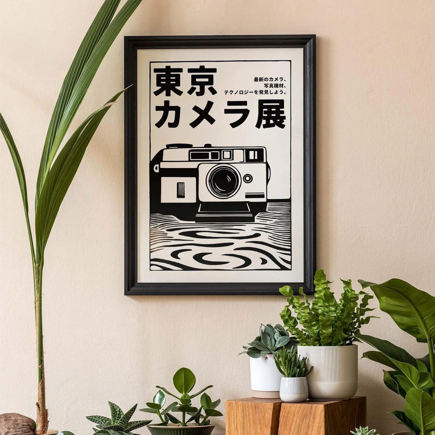 Japanese Vintage Camera Wall Art