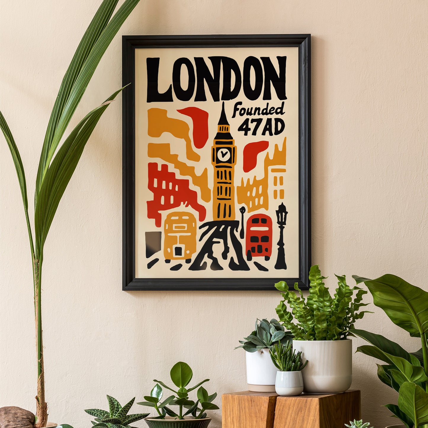 London Founded 47AD Poster