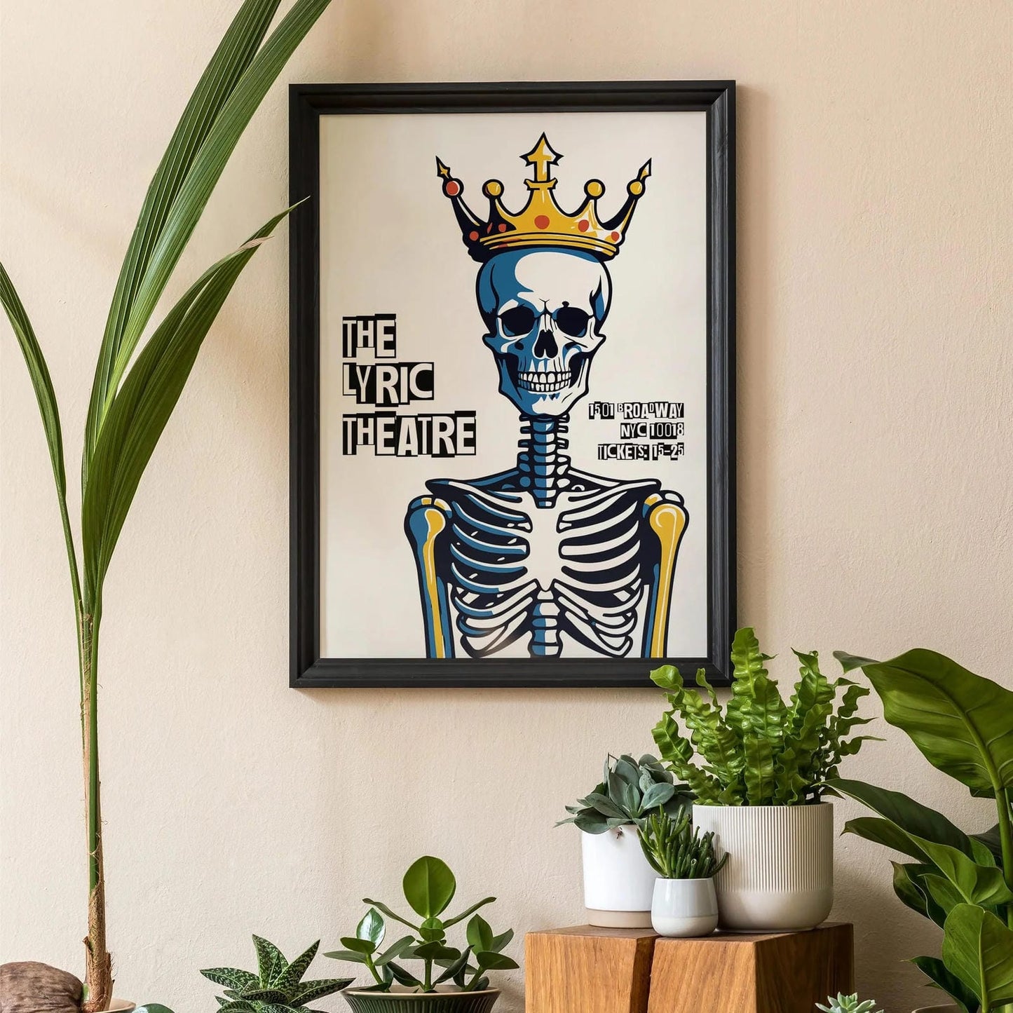 Lyric Theatre Skull Art Print