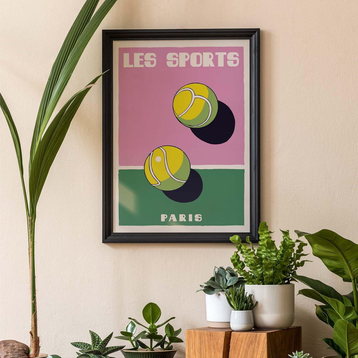 Les Sports Paris Tennis Poster