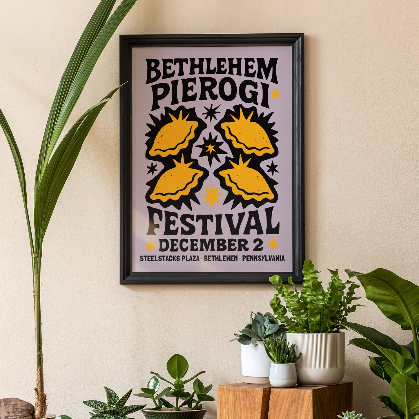 Bethlehem Pierogi Festival Poster