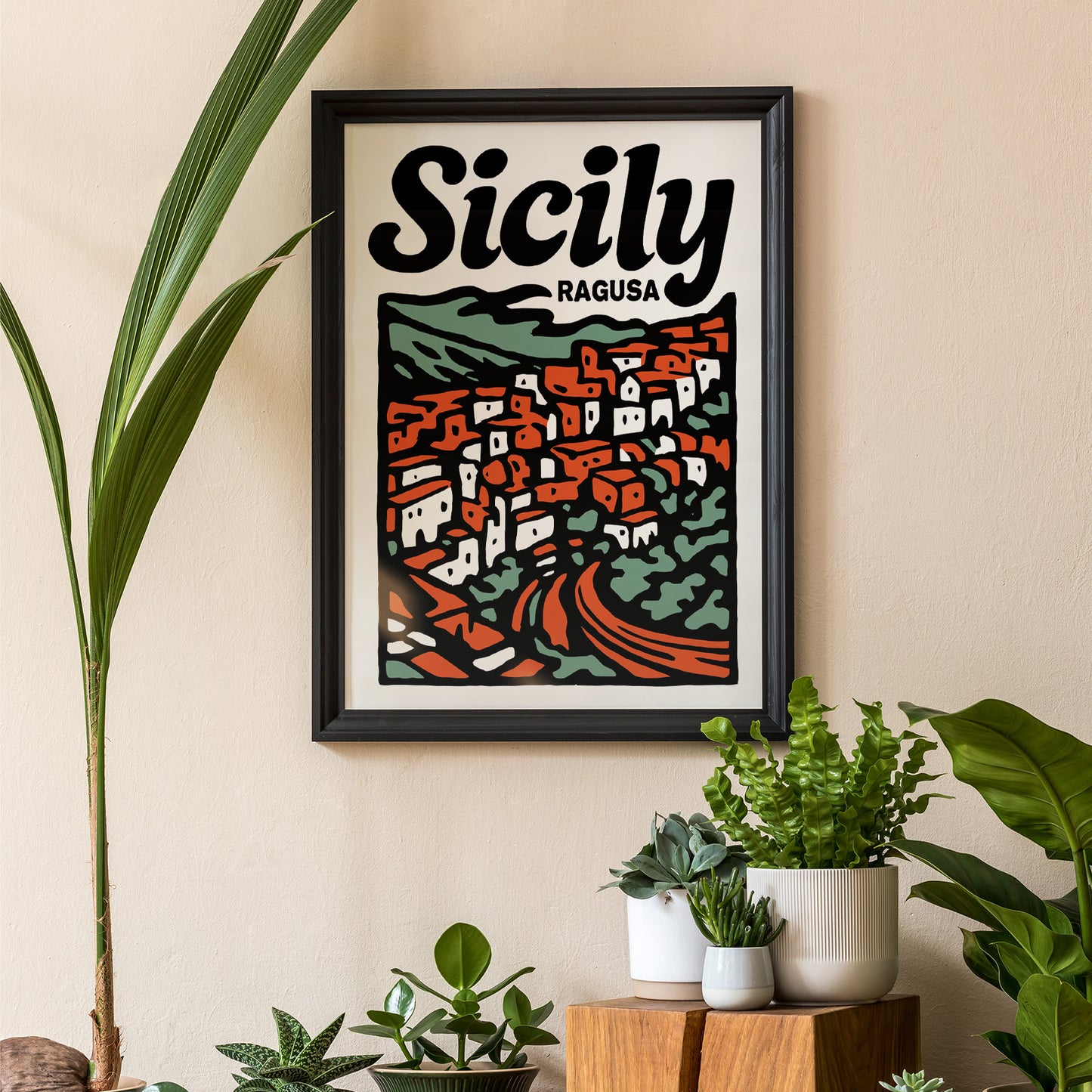 Sicily Ragusa Poster