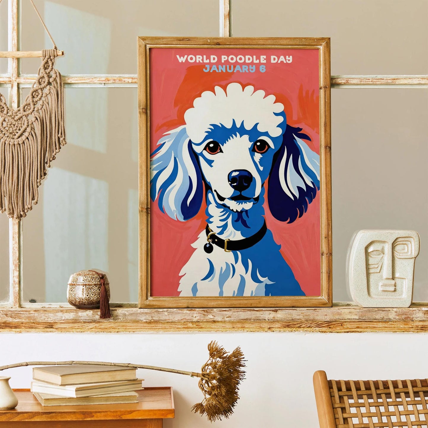 World Poodle Day Art Poster