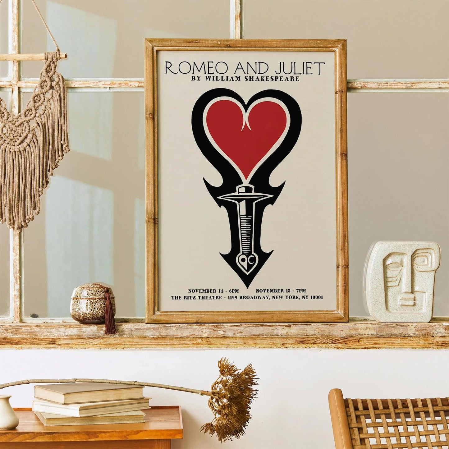 Romeo and Juliet Art Poster