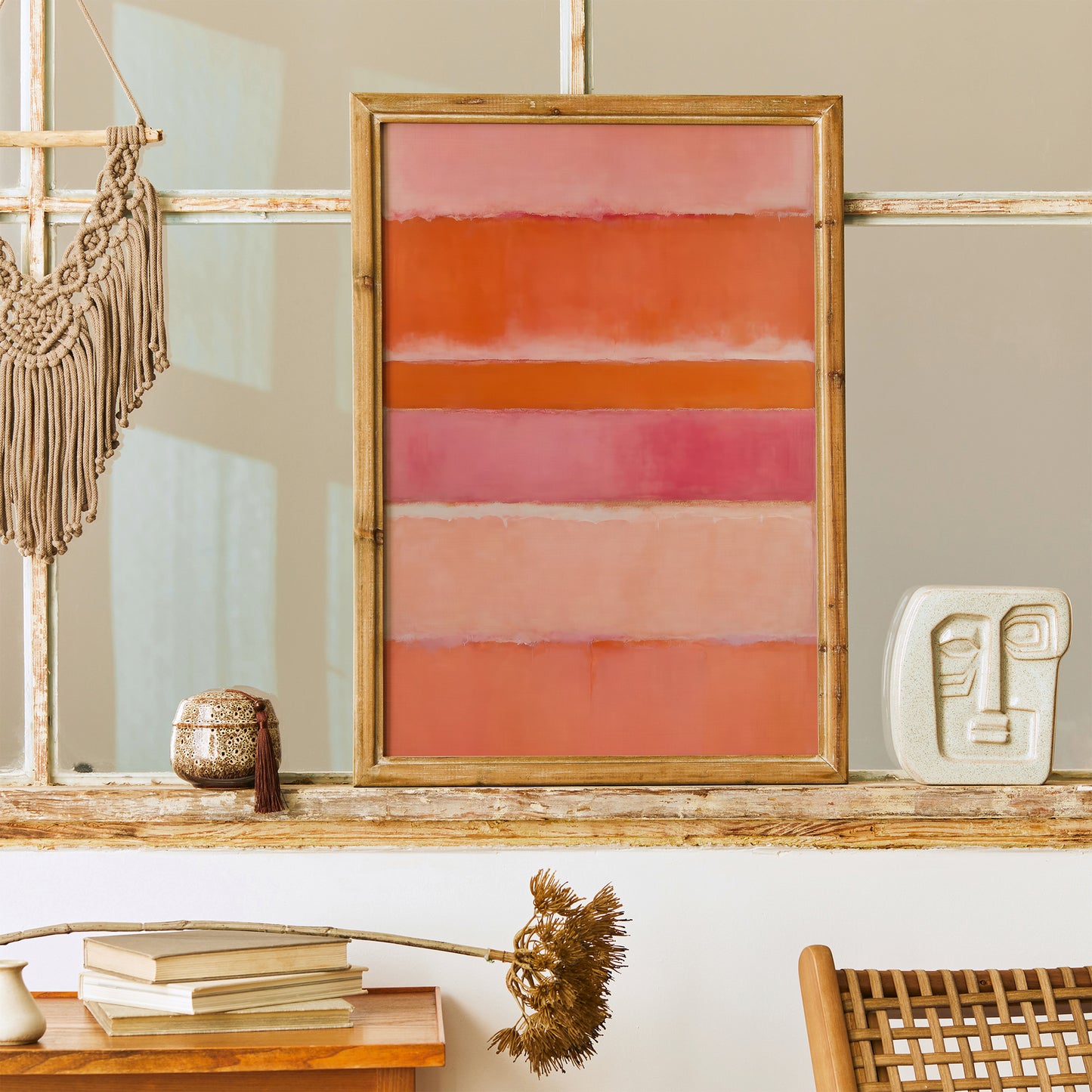 Abstract Summer Vibes Wall Art