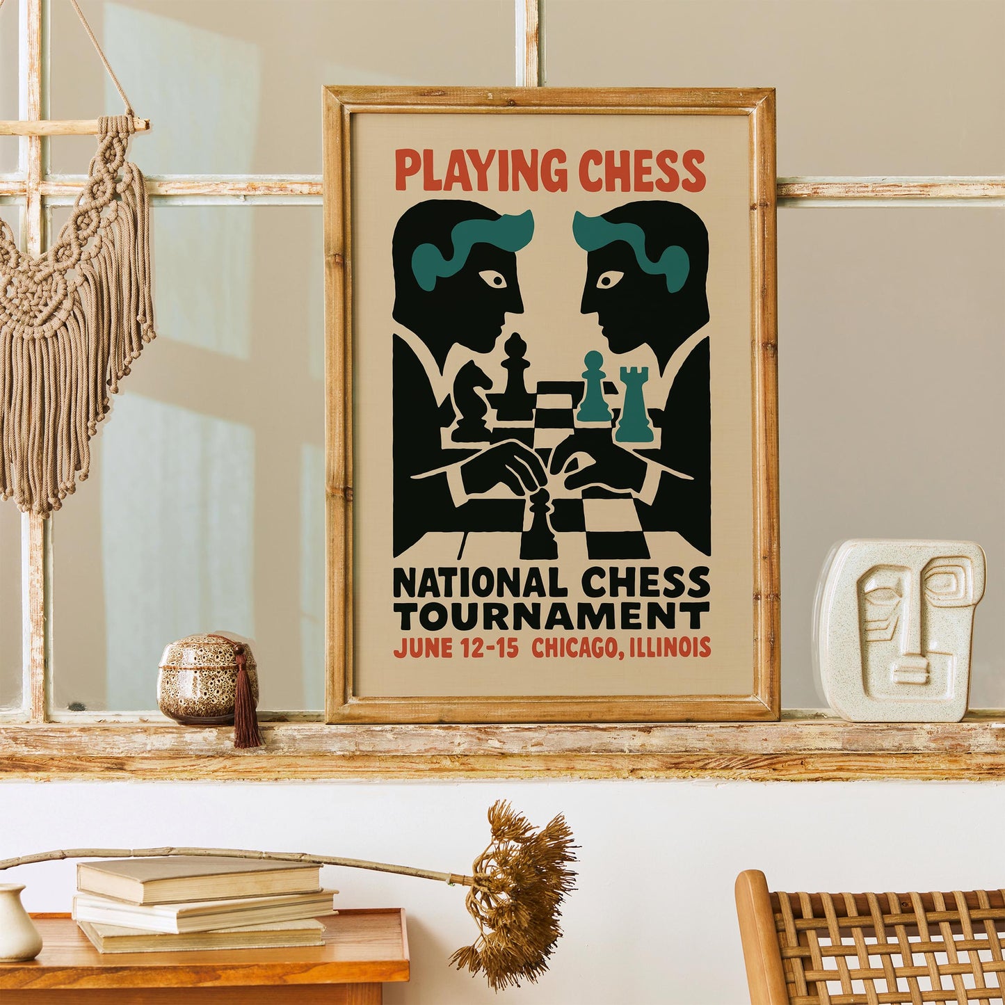 Chess Tournament Wall Art