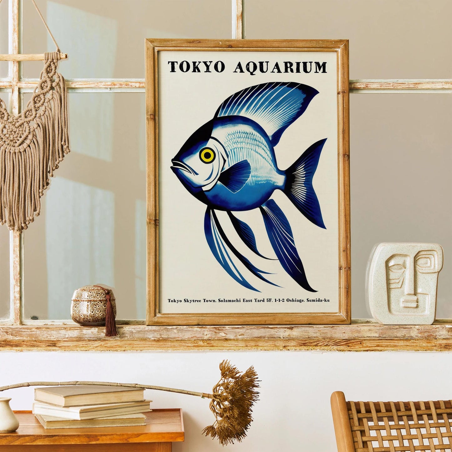 Tokyo Aquarium Vintage Fish Poster
