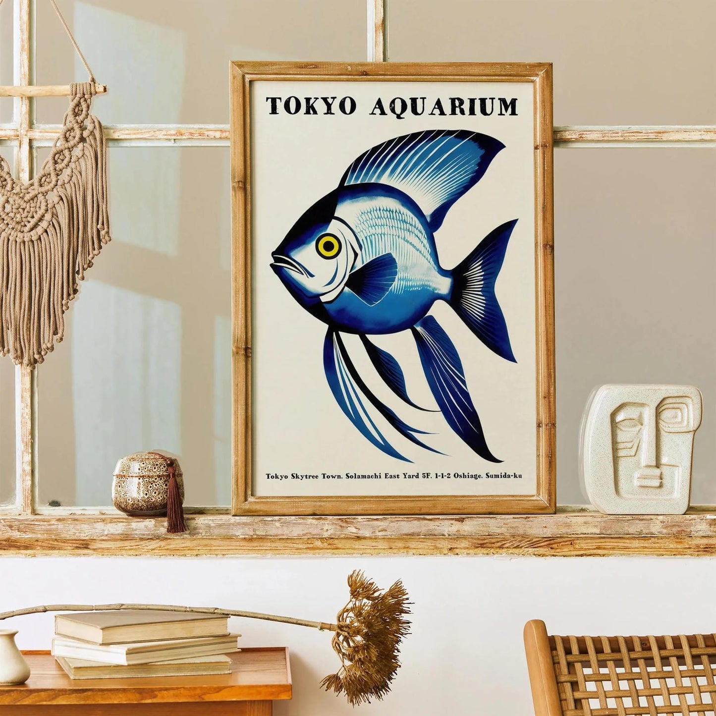 Tokyo Aquarium Vintage Fish Poster
