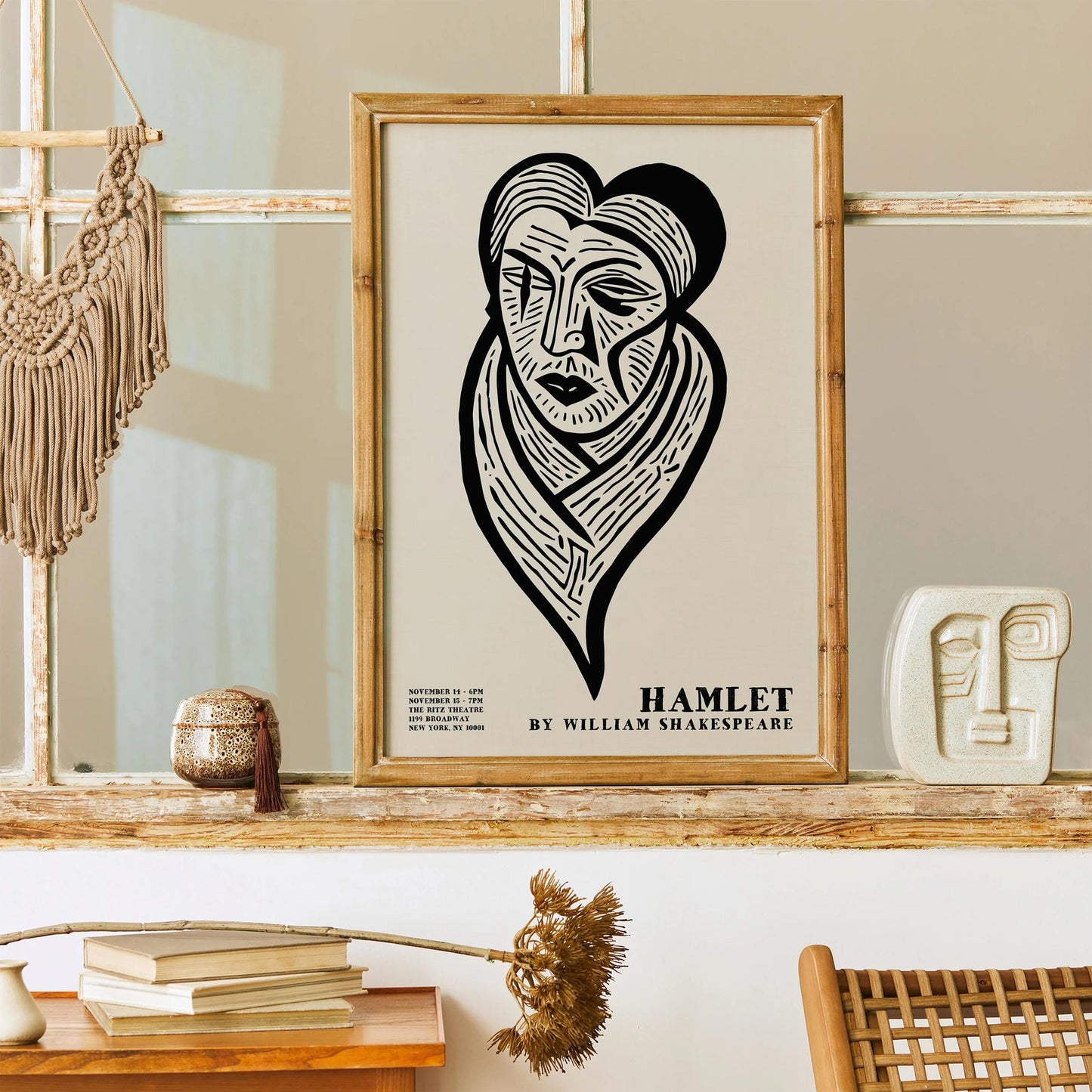 Hamlet by William Shakespeare Poster