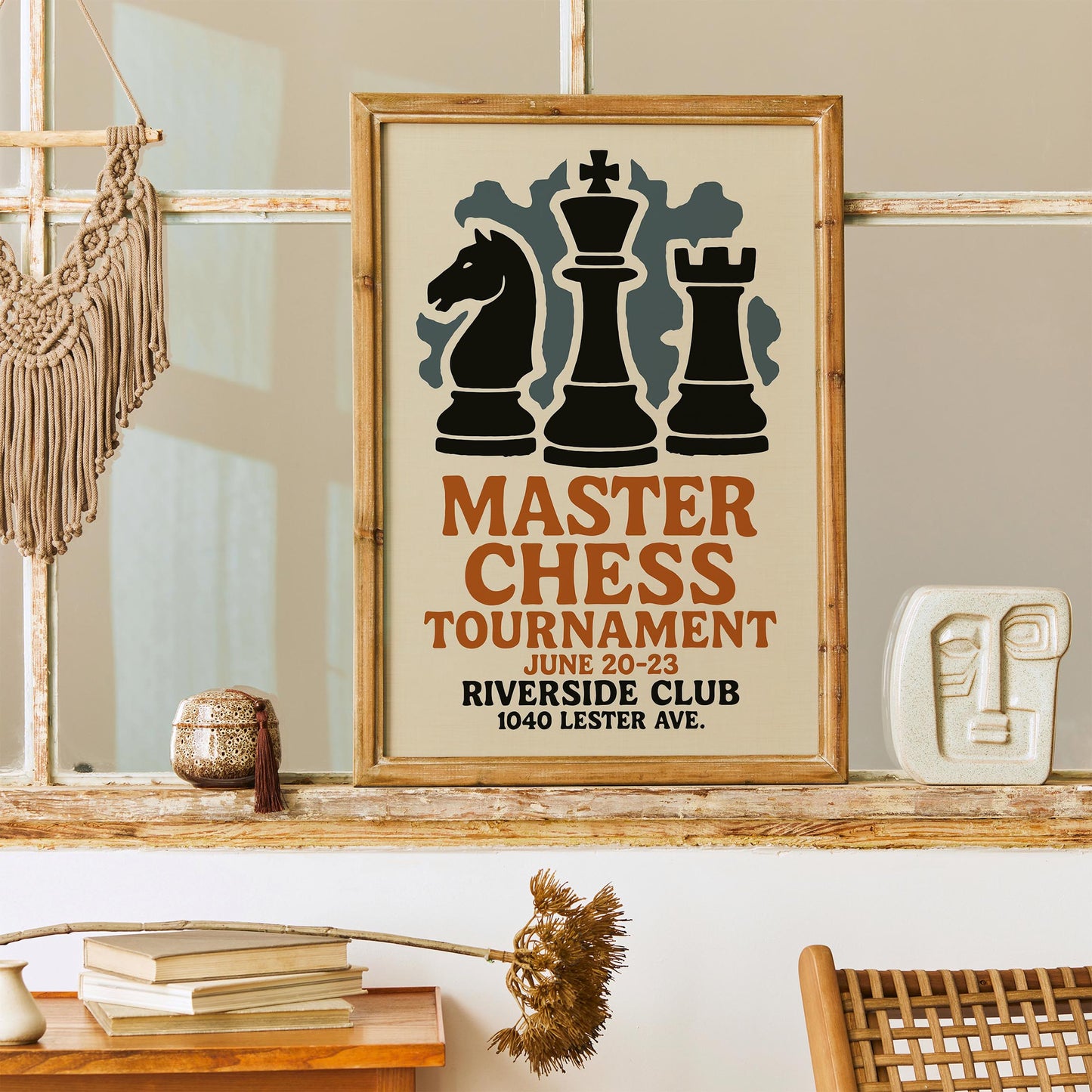 Master Chess Tournament Poster