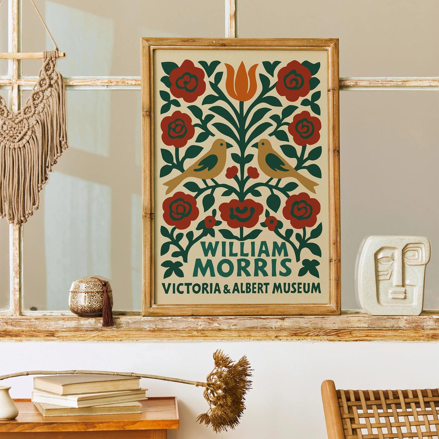 William Morris Birds & Flowers Print