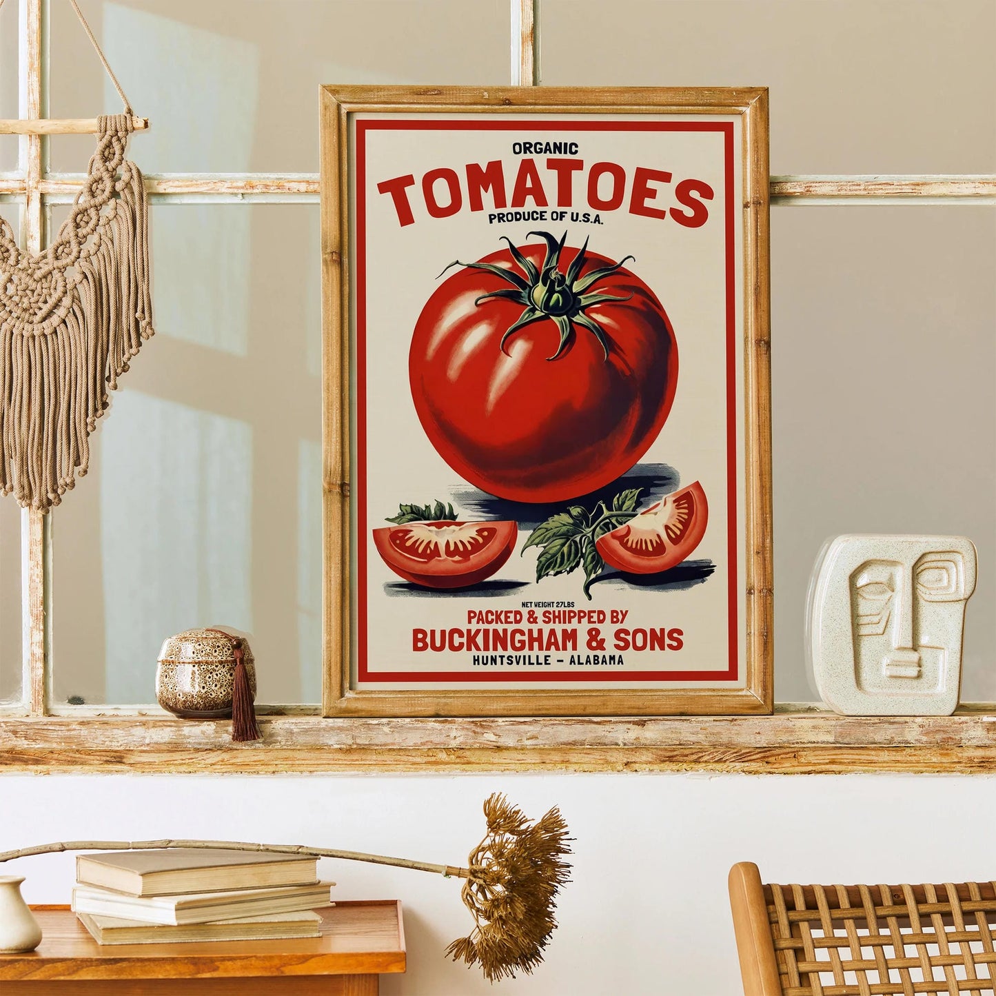 Organic Tomatoes Produce Poster