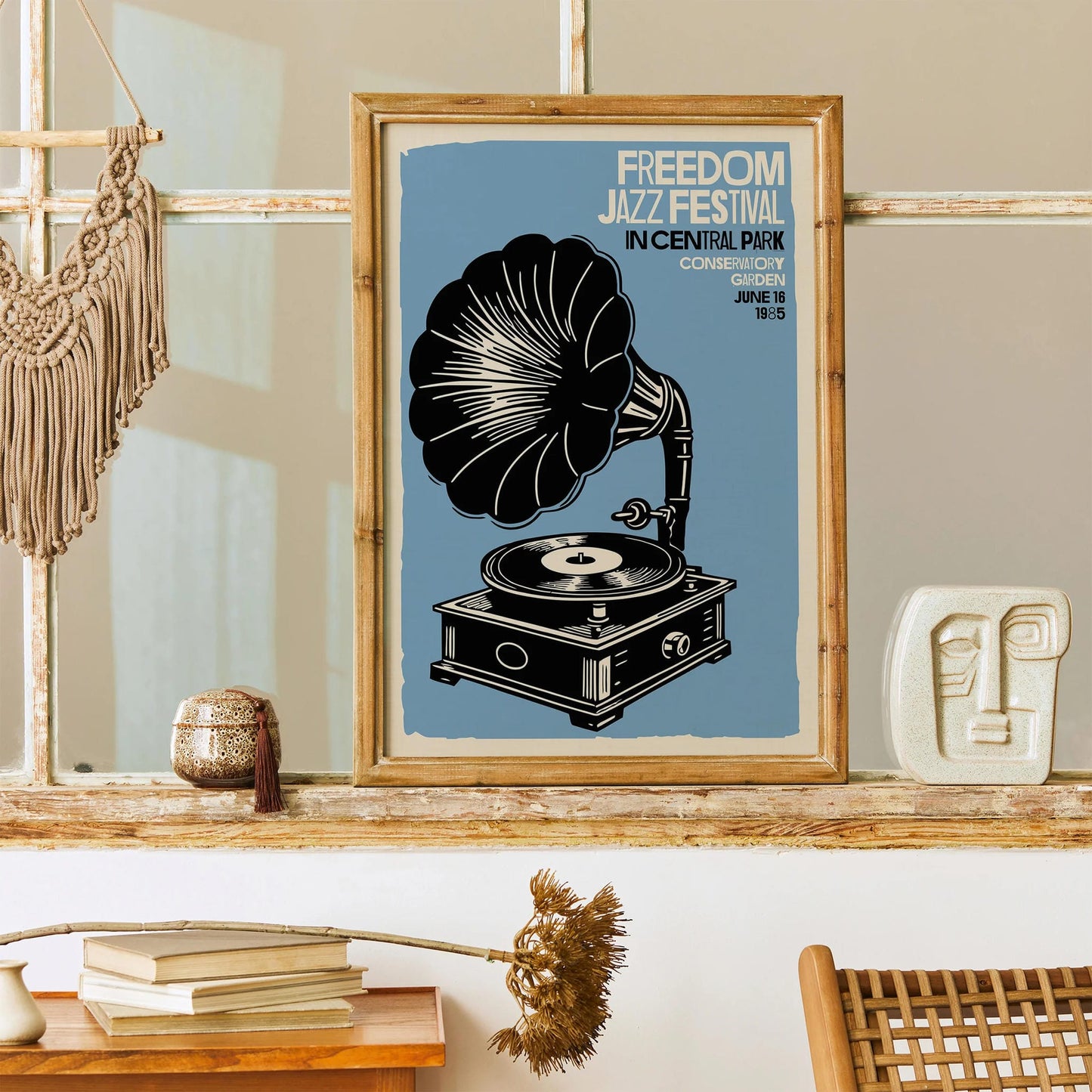 Freedom Jazz Festival 1985 Poster Print