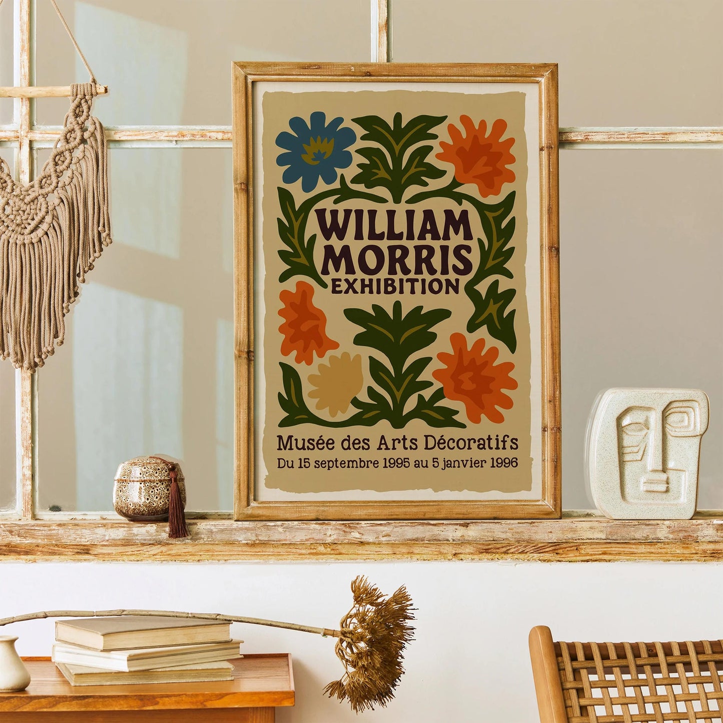 Morris Peacocks V&A Exhibition Poster