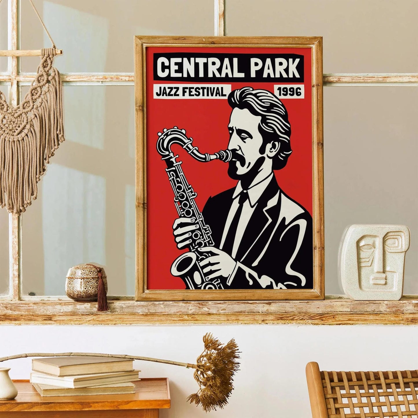 Central Park Jazz Festival 1996 Poster
