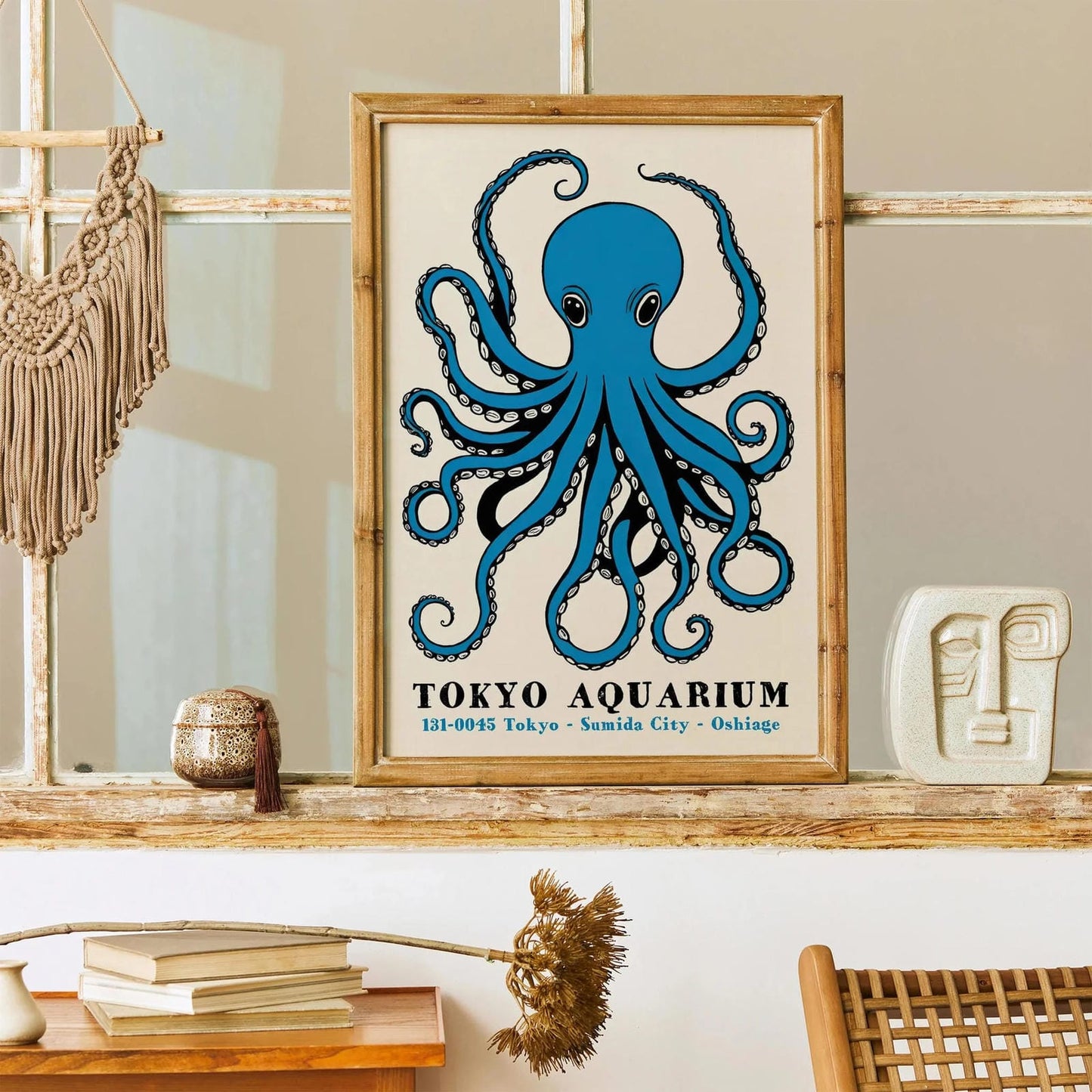 Tokyo Aquarium Octopus Poster