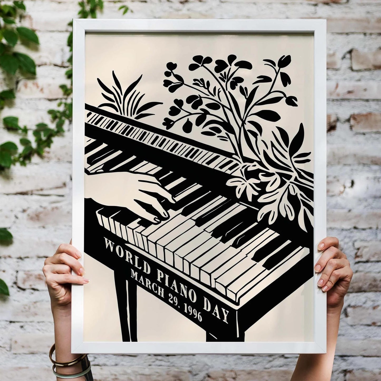 World Piano Day Poster Print