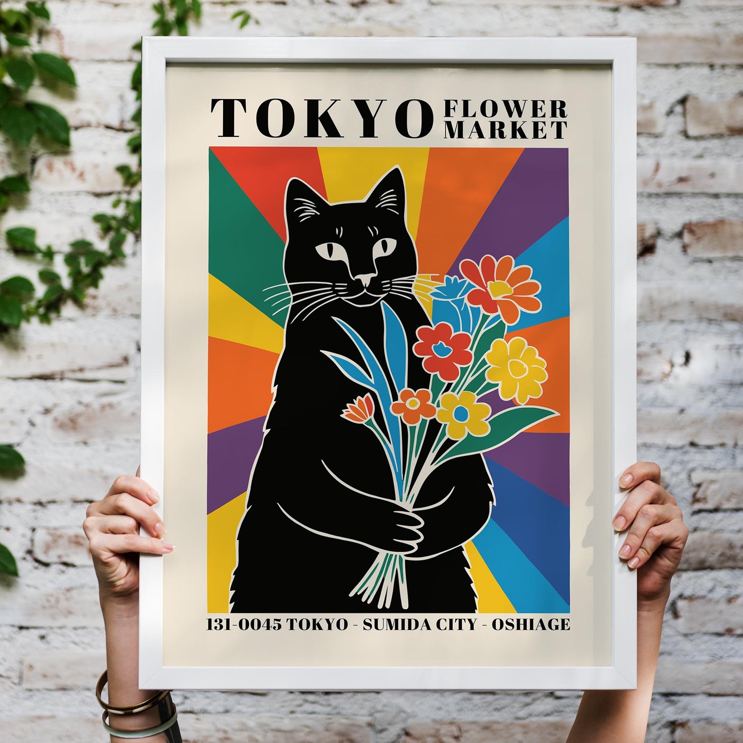 Tokyo Flower Market Poster