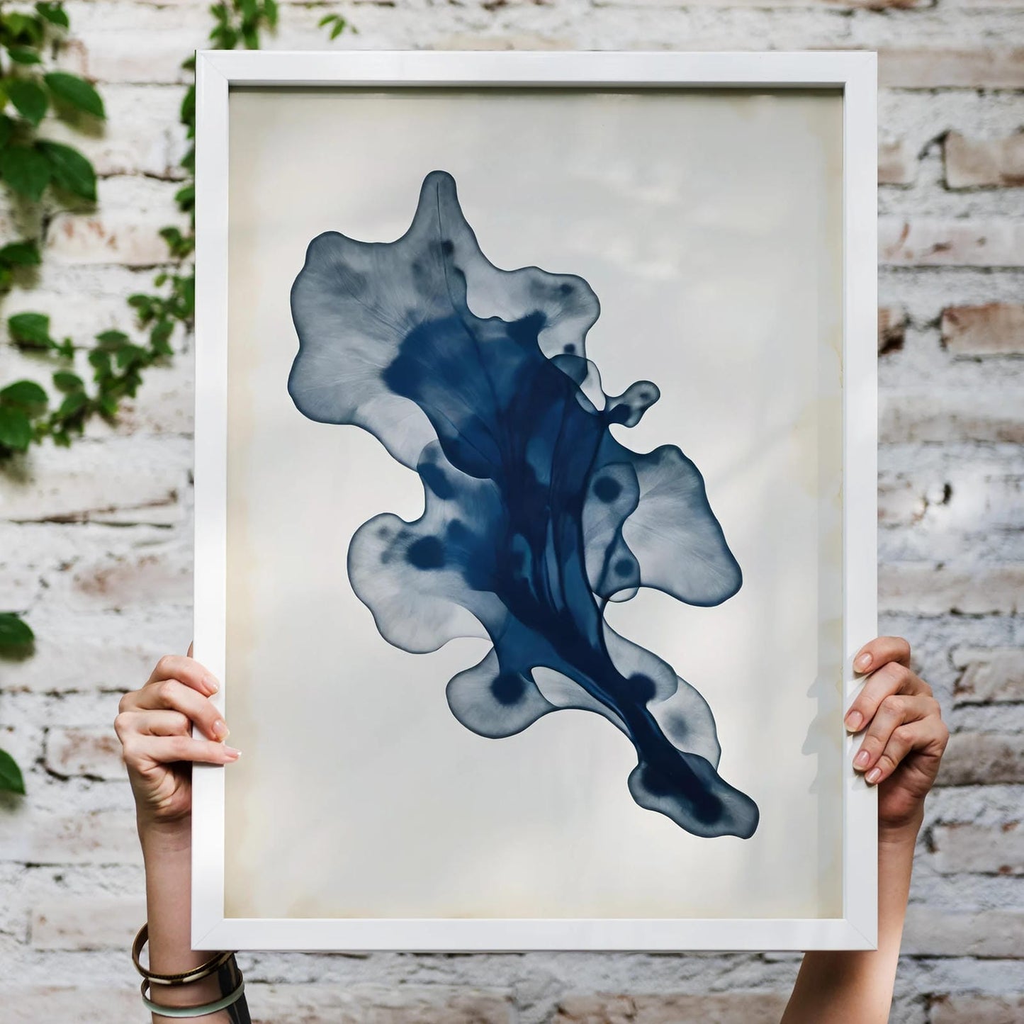 Blue Ink - Scandinavian Art Print