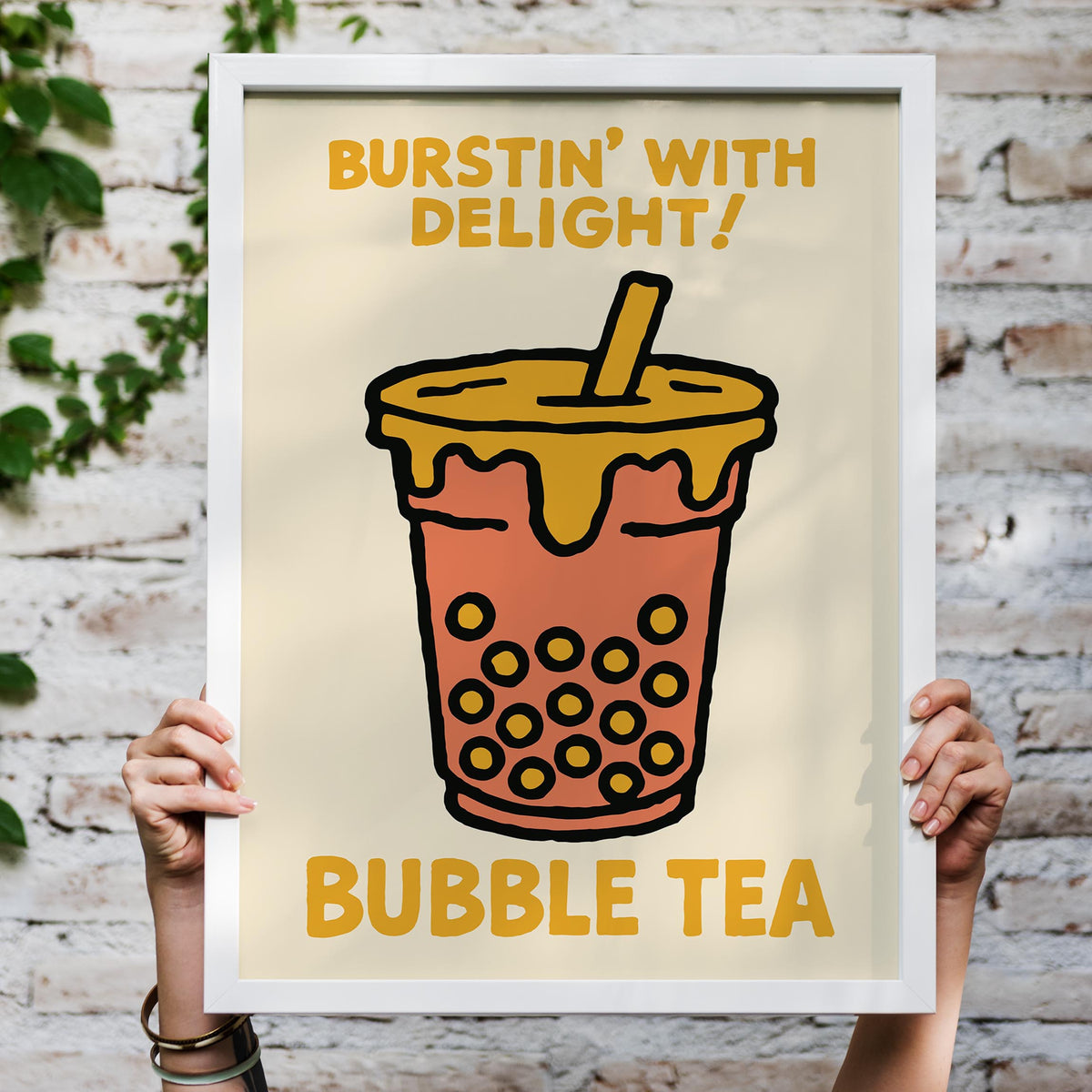 Bubble Tea Fun Poster