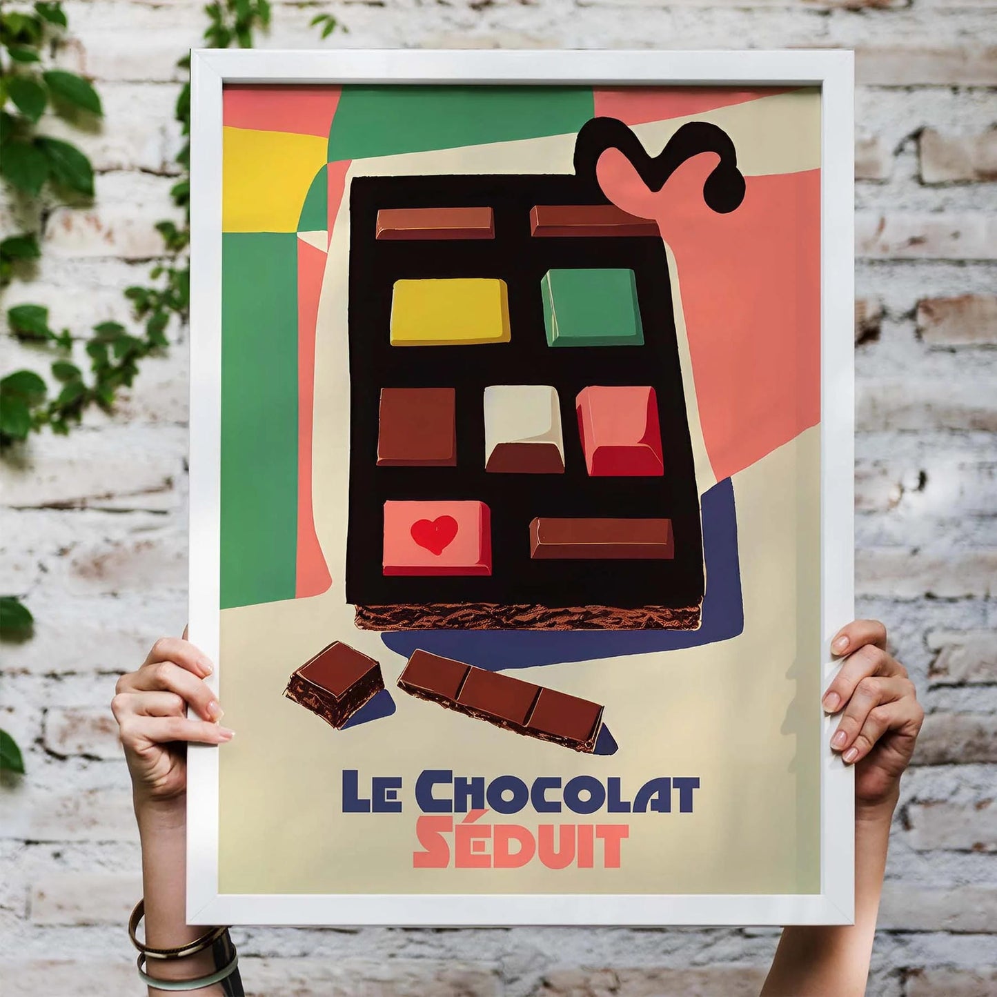 Le Chocolat Séduit Poster Print