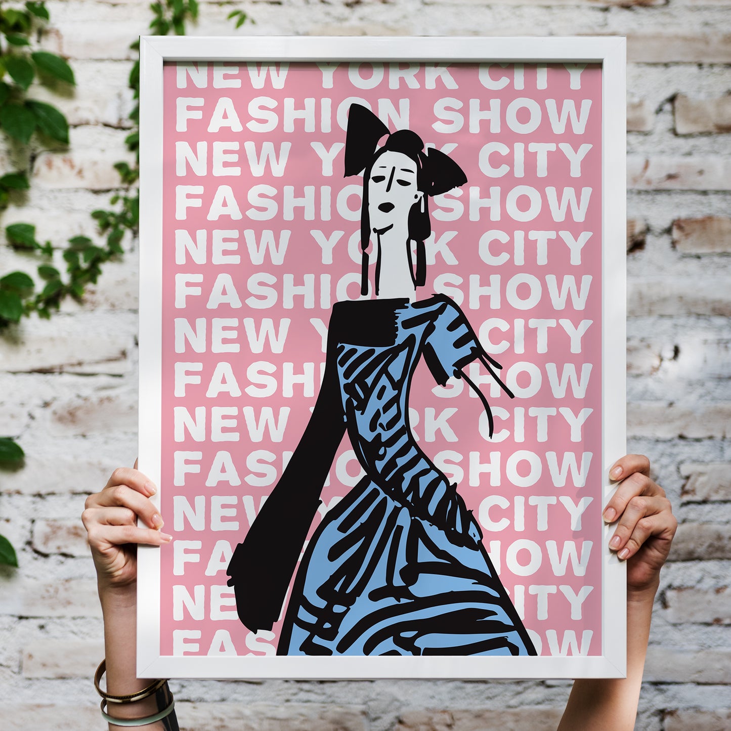 NYC Fashion Show Vintage Poster