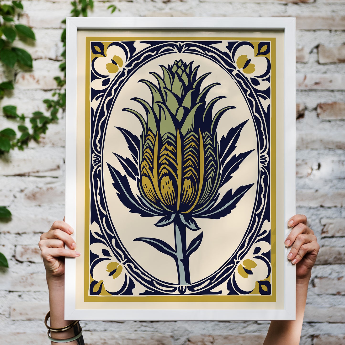 Farmhouse Kitchen - Artichoke Wall Art