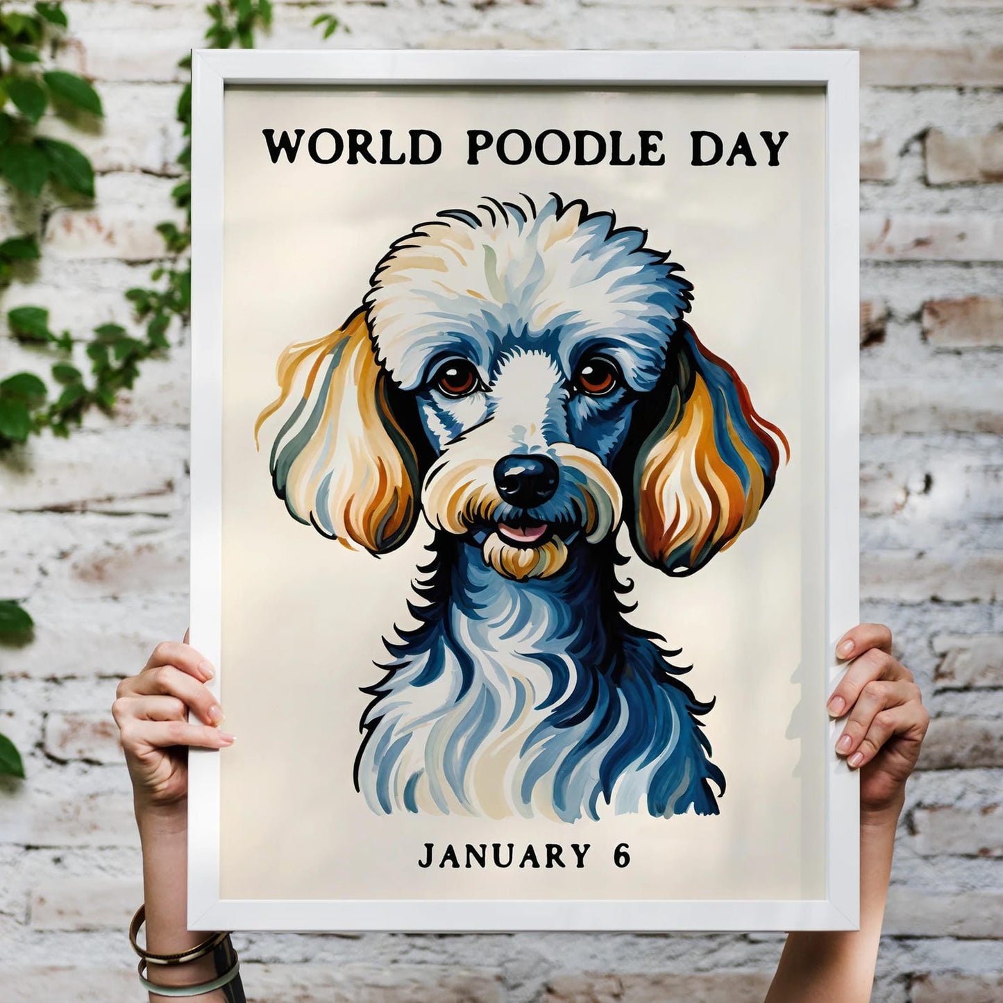 World Poodle Day Cute Poster