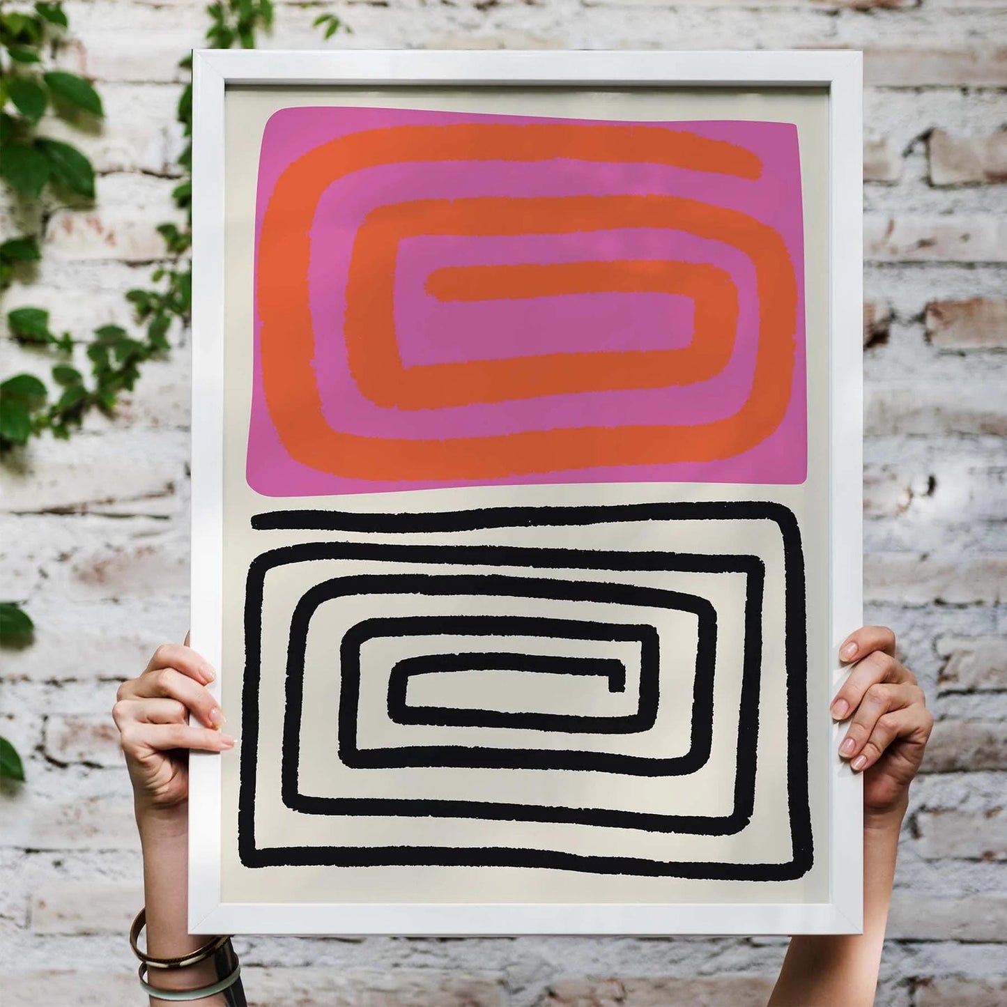Spiral Geometry Wall Art Print