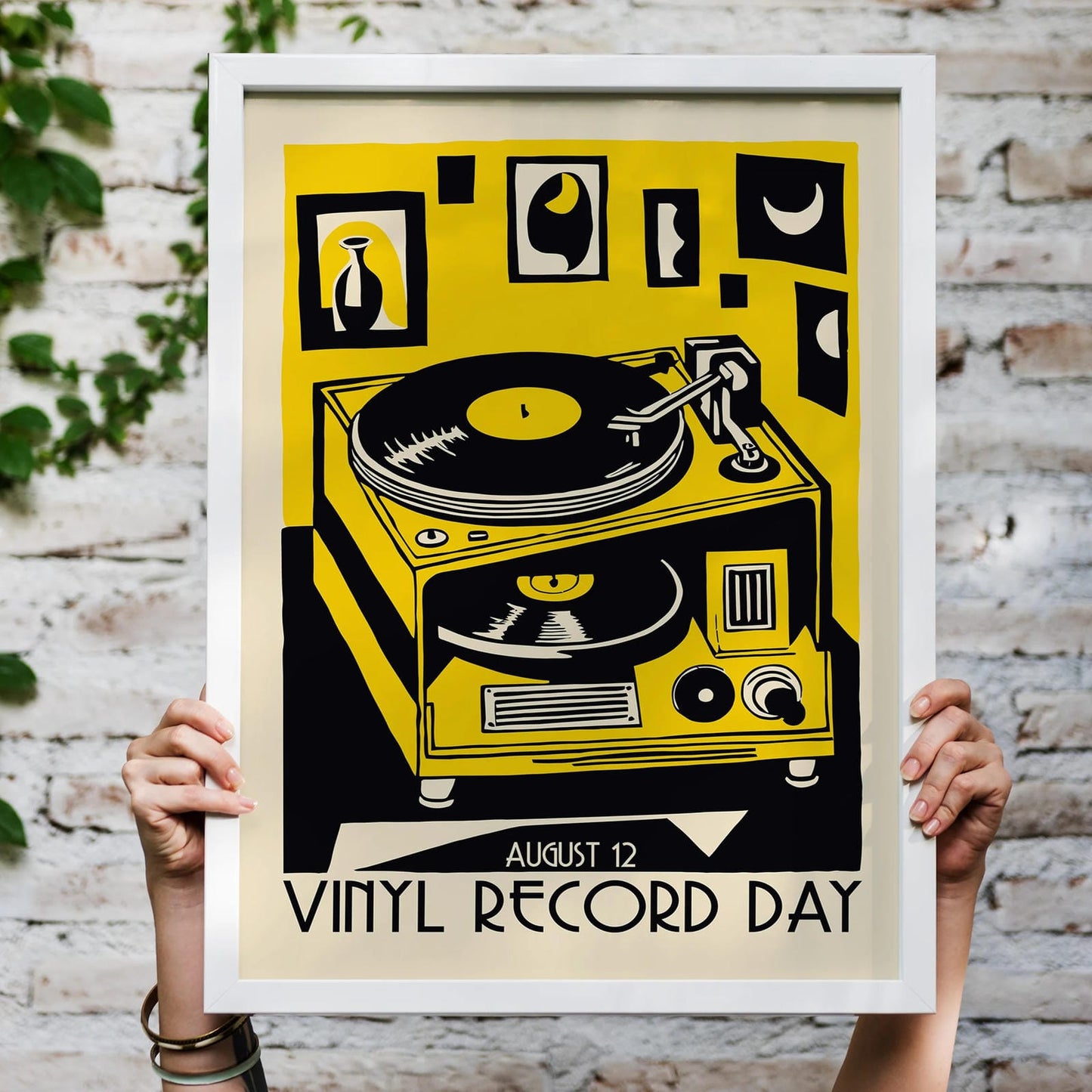 Vinyl Record Day Retro Poster