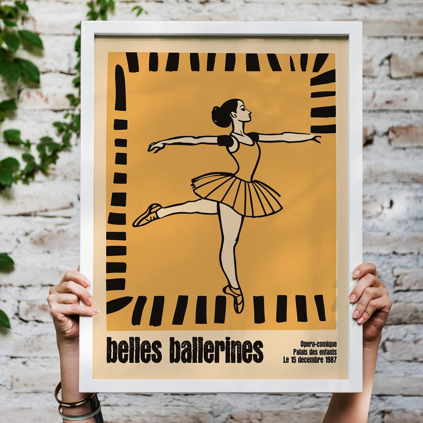 Belles Ballerines French Ballet Poster