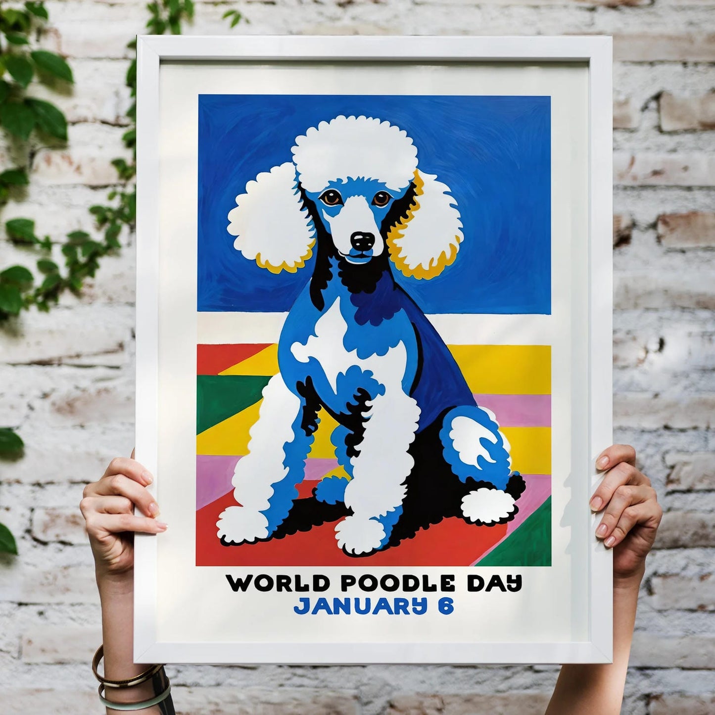 World Poodle Day Cute Wall Art