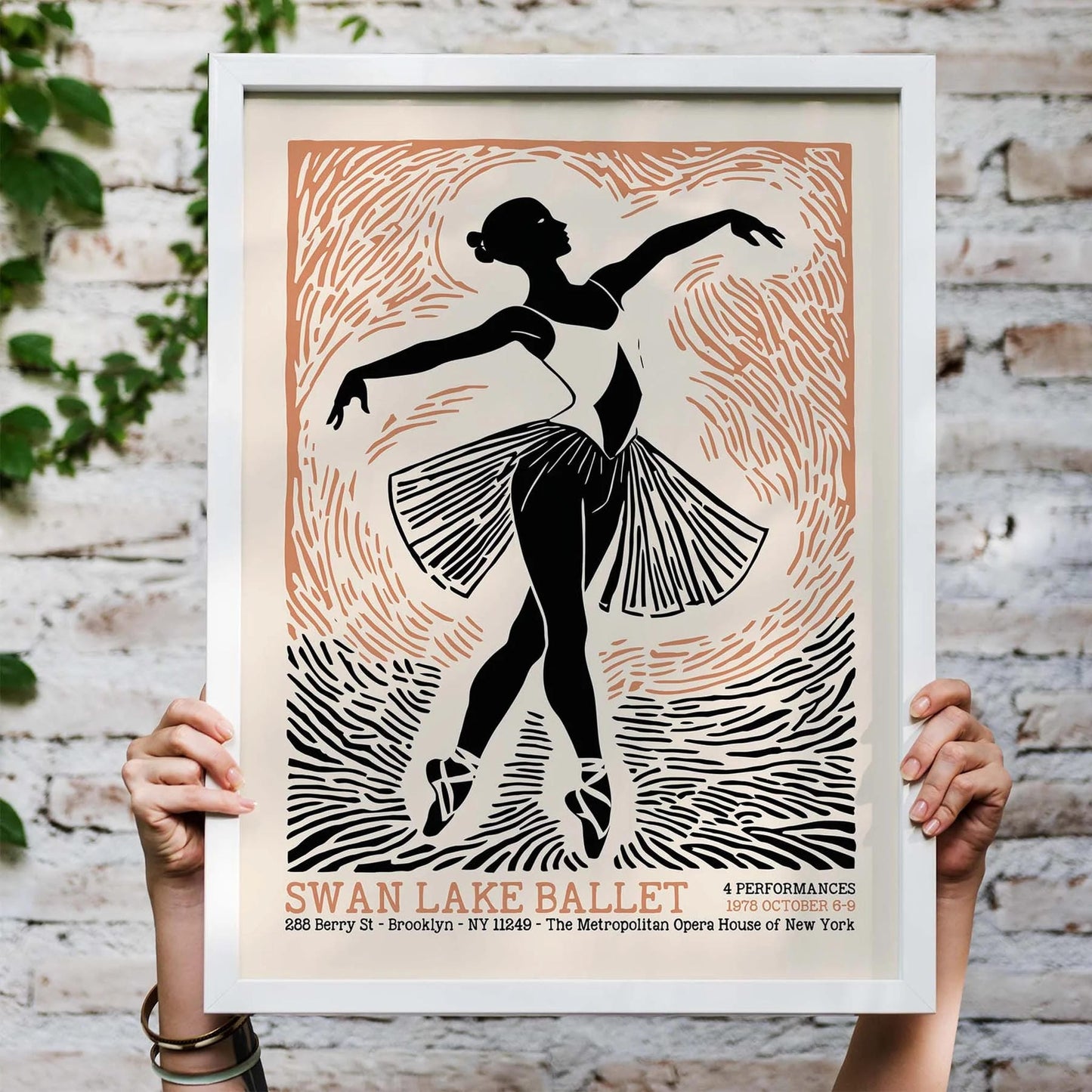 Swan Lake Ballet Poster Print