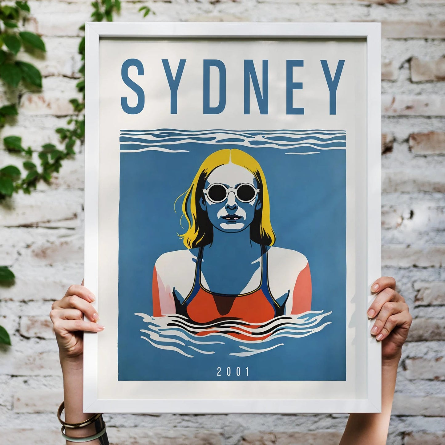 Sydney 2001 Retro Australia Poster