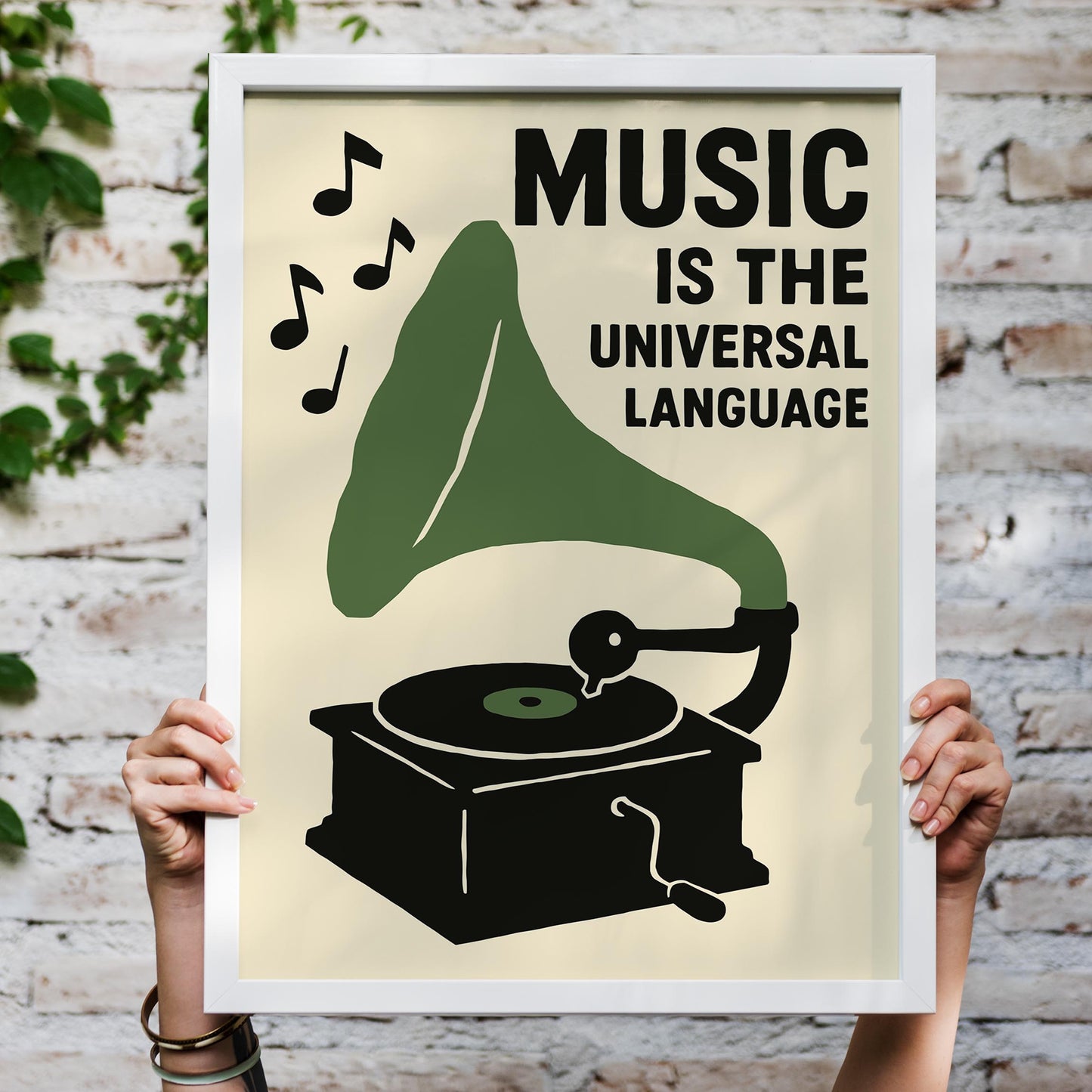 Universal Music Gramophone Poster