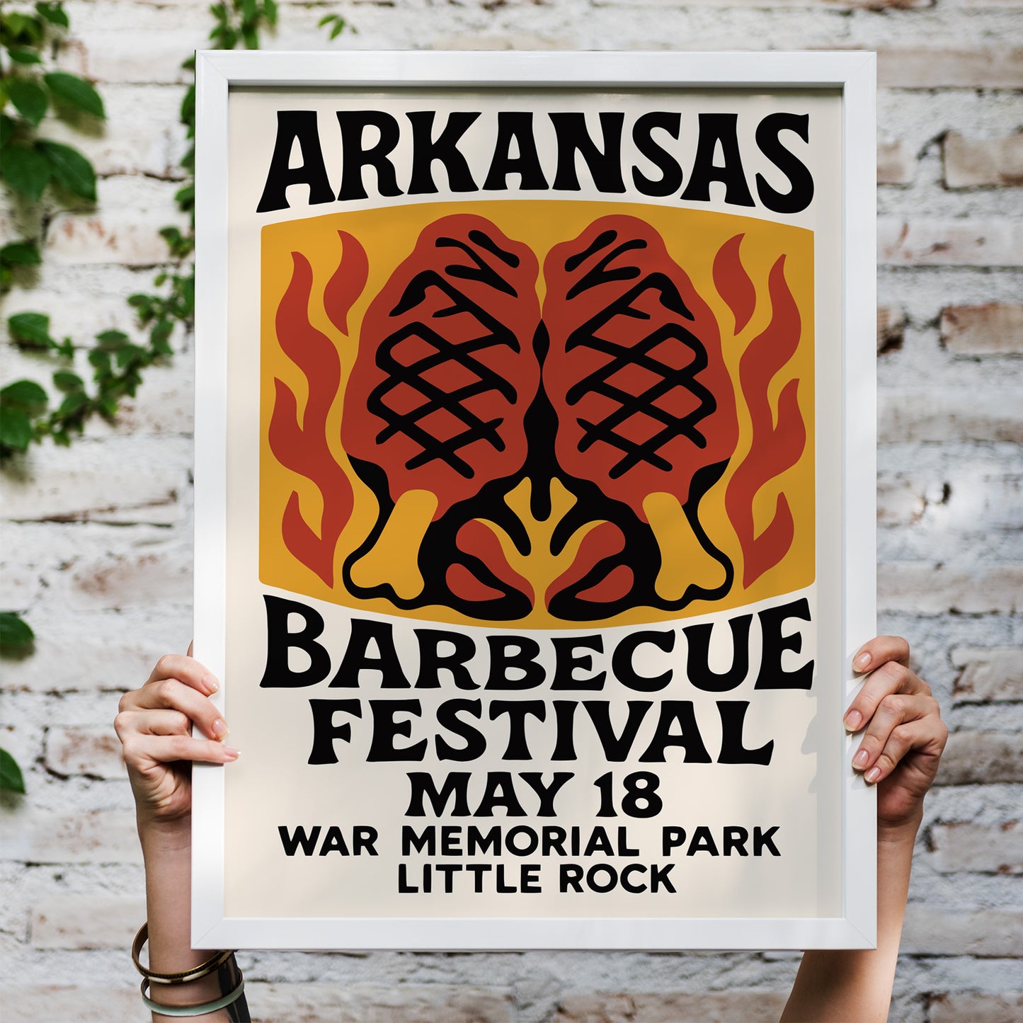 Arkansas Barbecue Festival Poster