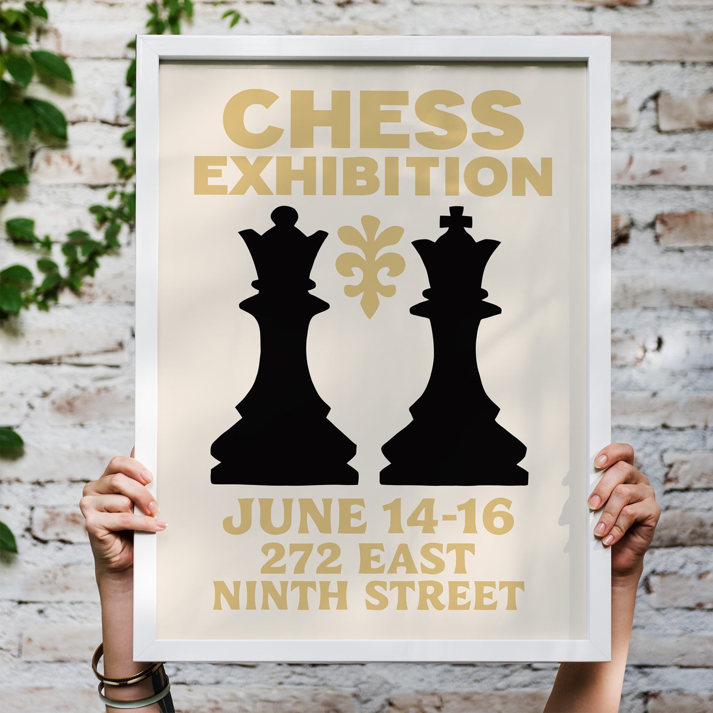 Chess Exhibition Poster