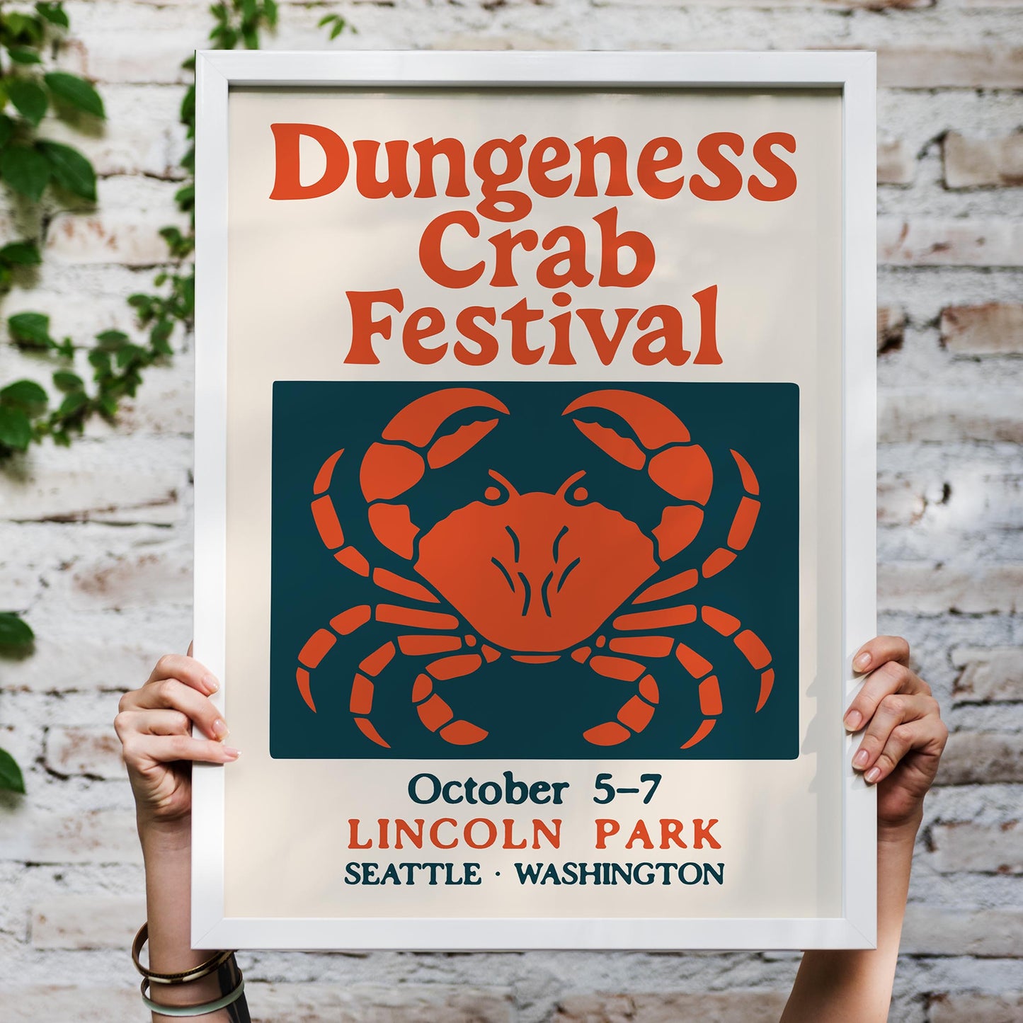 Dungeness Crab Festival Poster