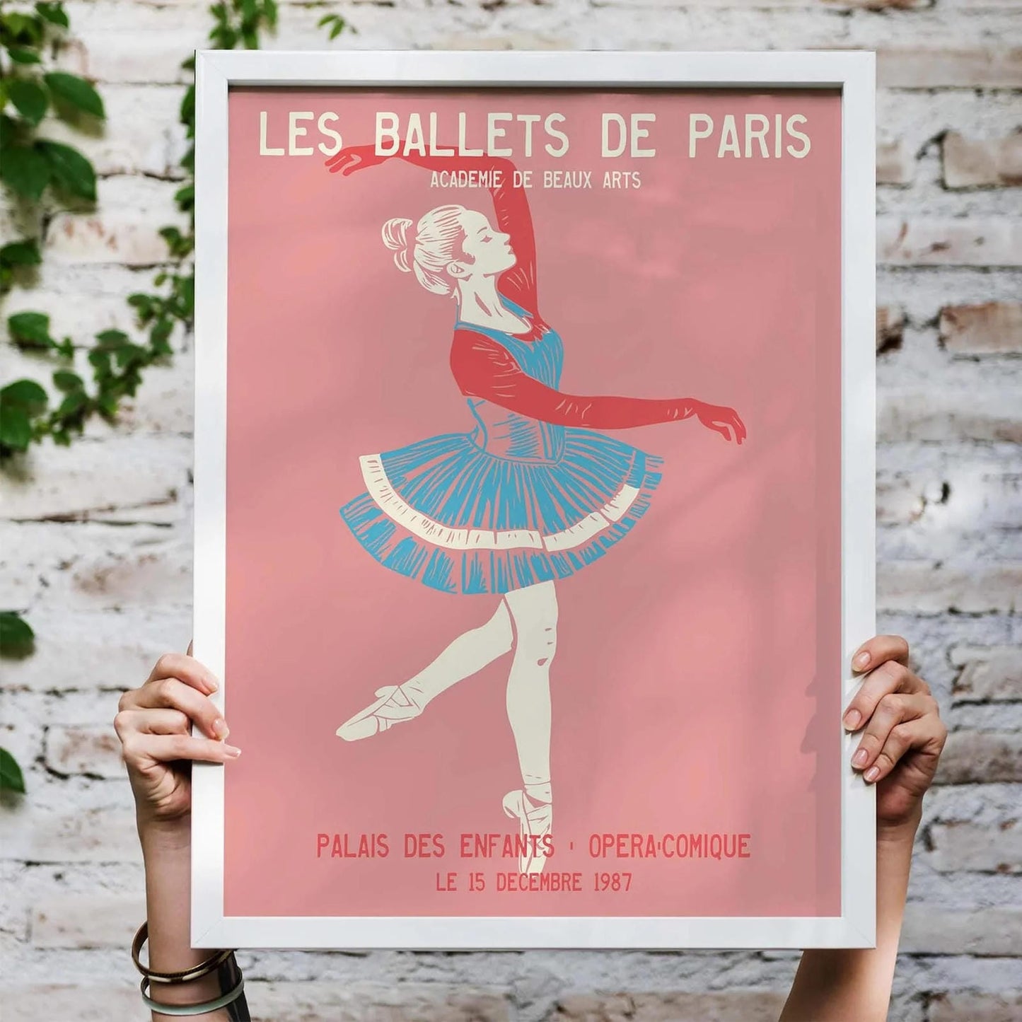 Vintage Ballet Performance Poster