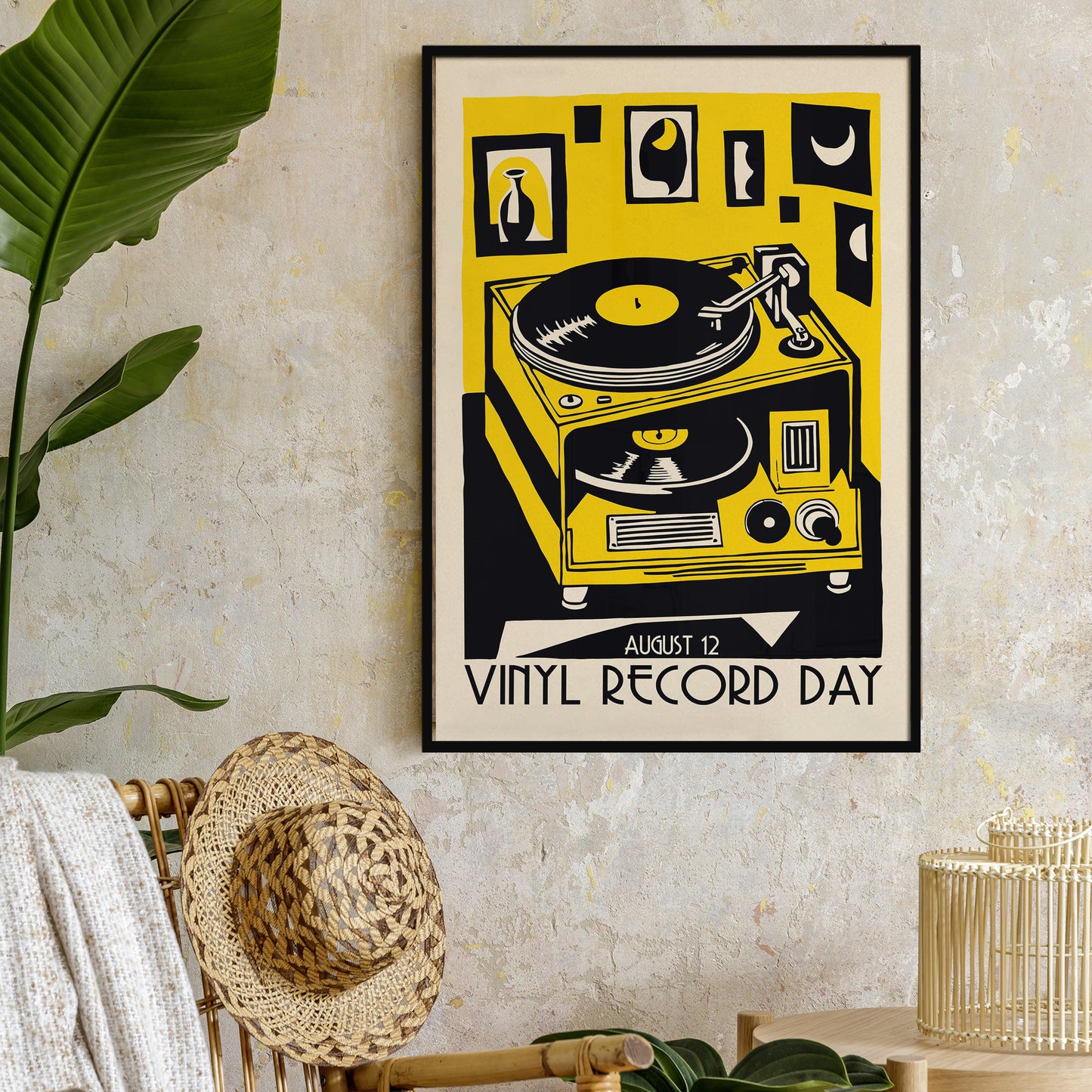 Vinyl Record Day Retro Poster