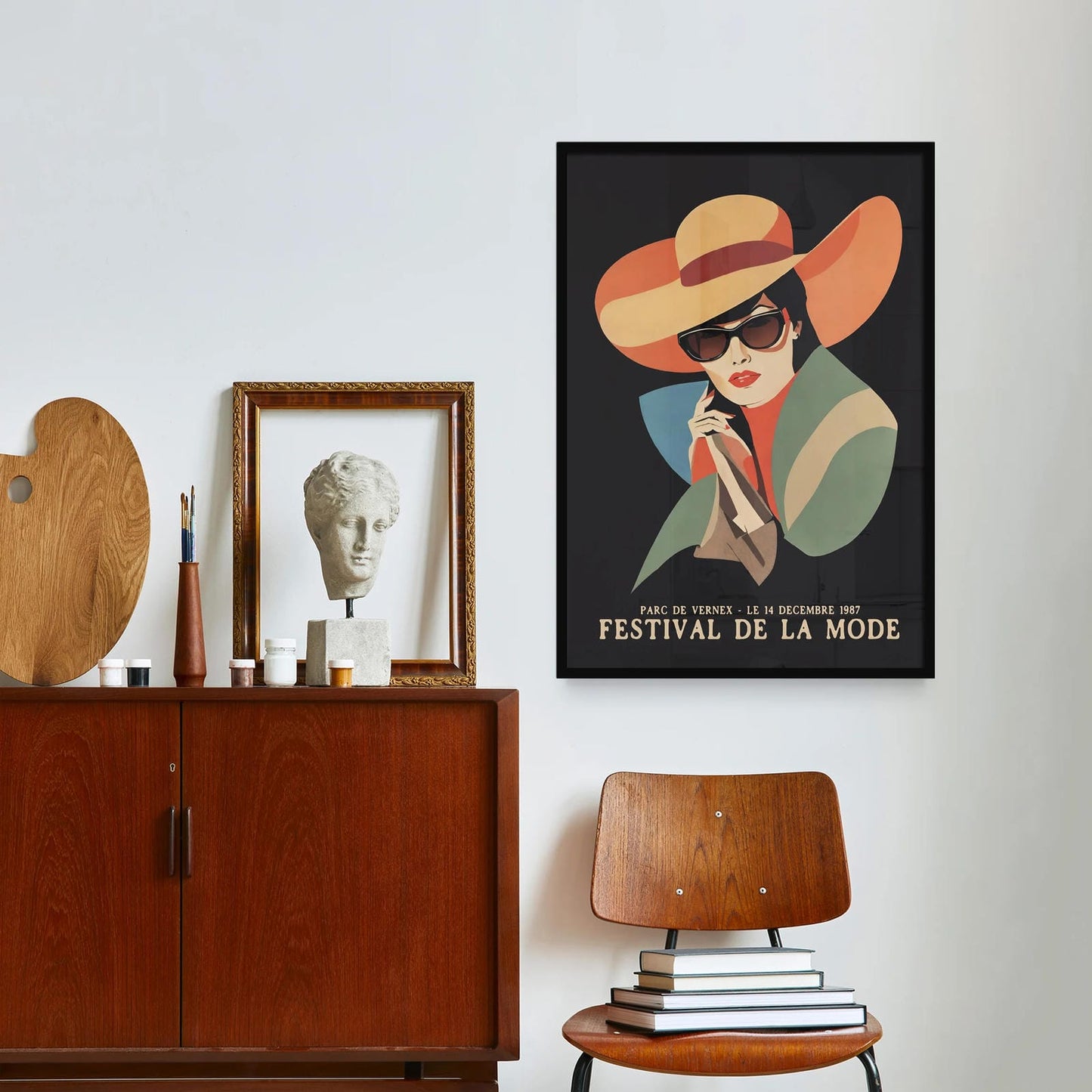 1987 Fashion Festival Retro Poster
