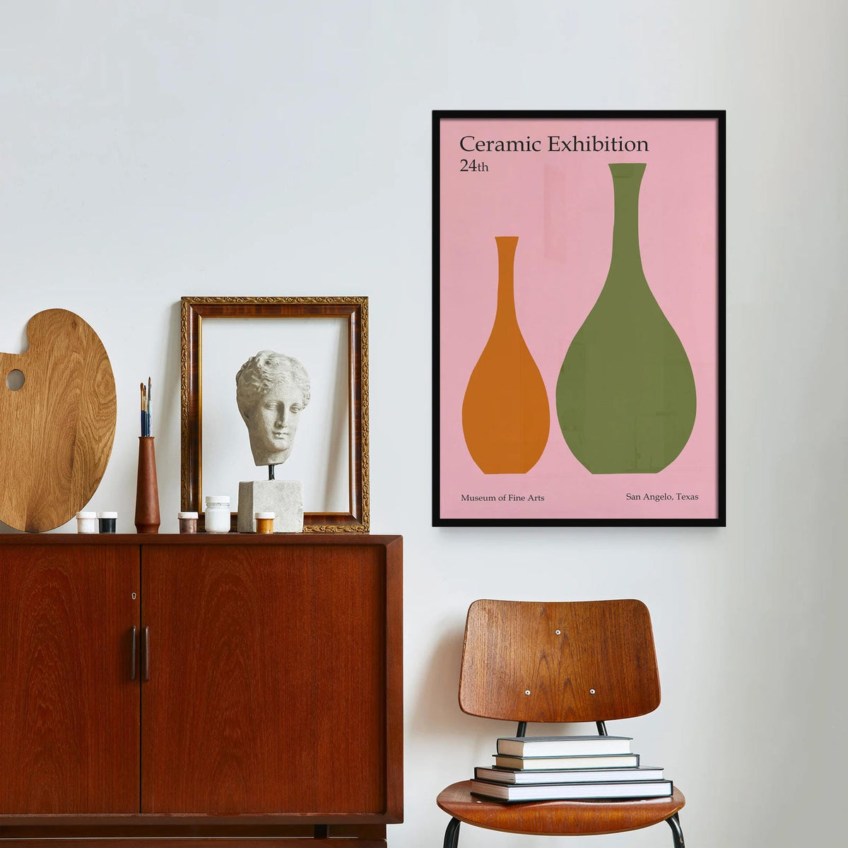Ceramic Exhibition San Angelo Texas Poster