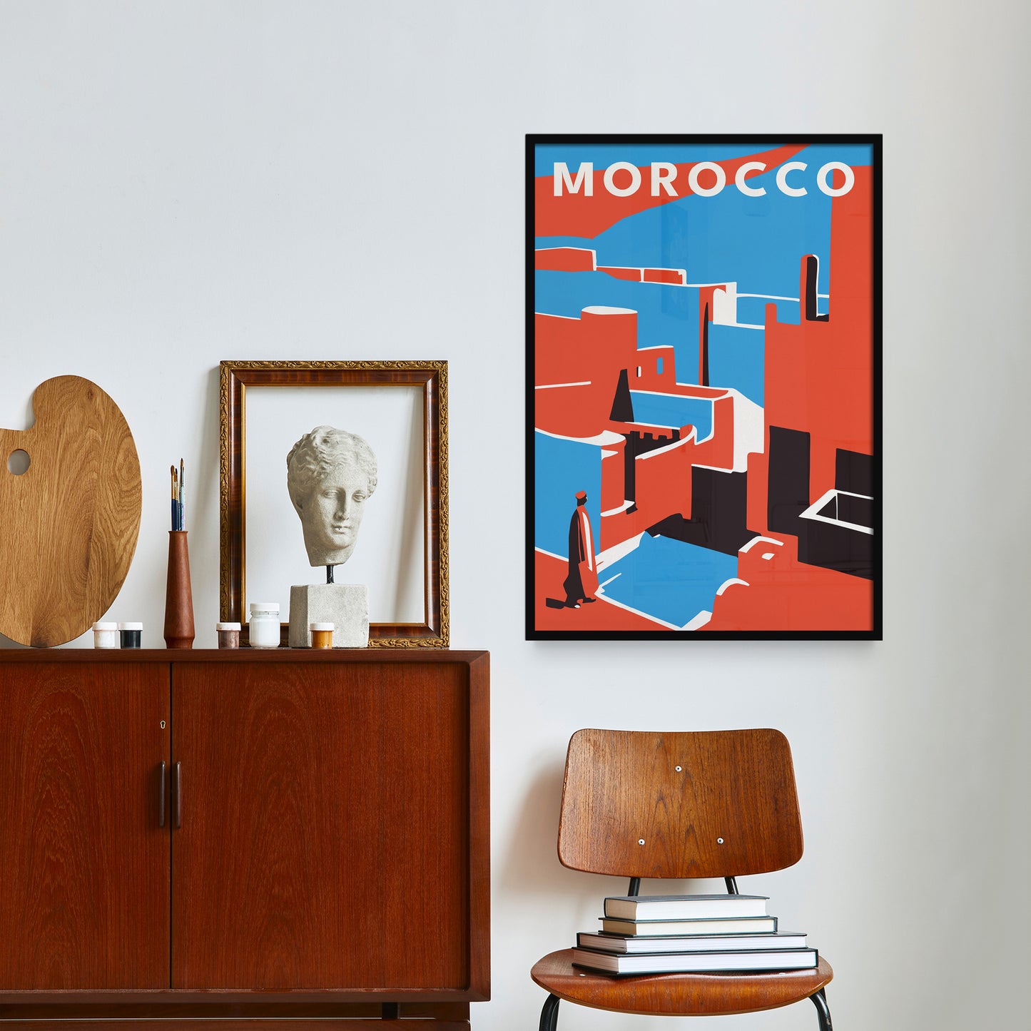 Morocco Minimal Travel Poster